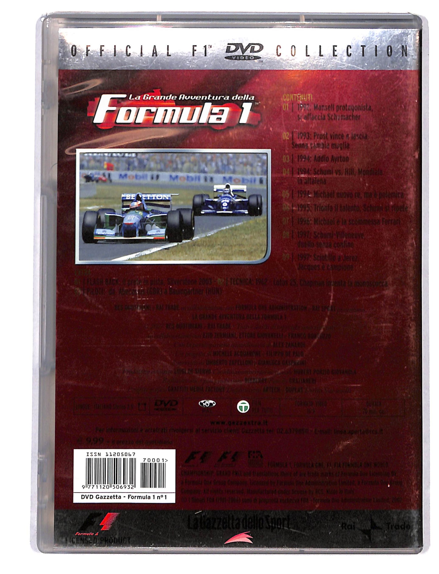 EBOND Formula 1 - All'ultimo respiro I duelli infiniti degli anni 90 DVD DB794213