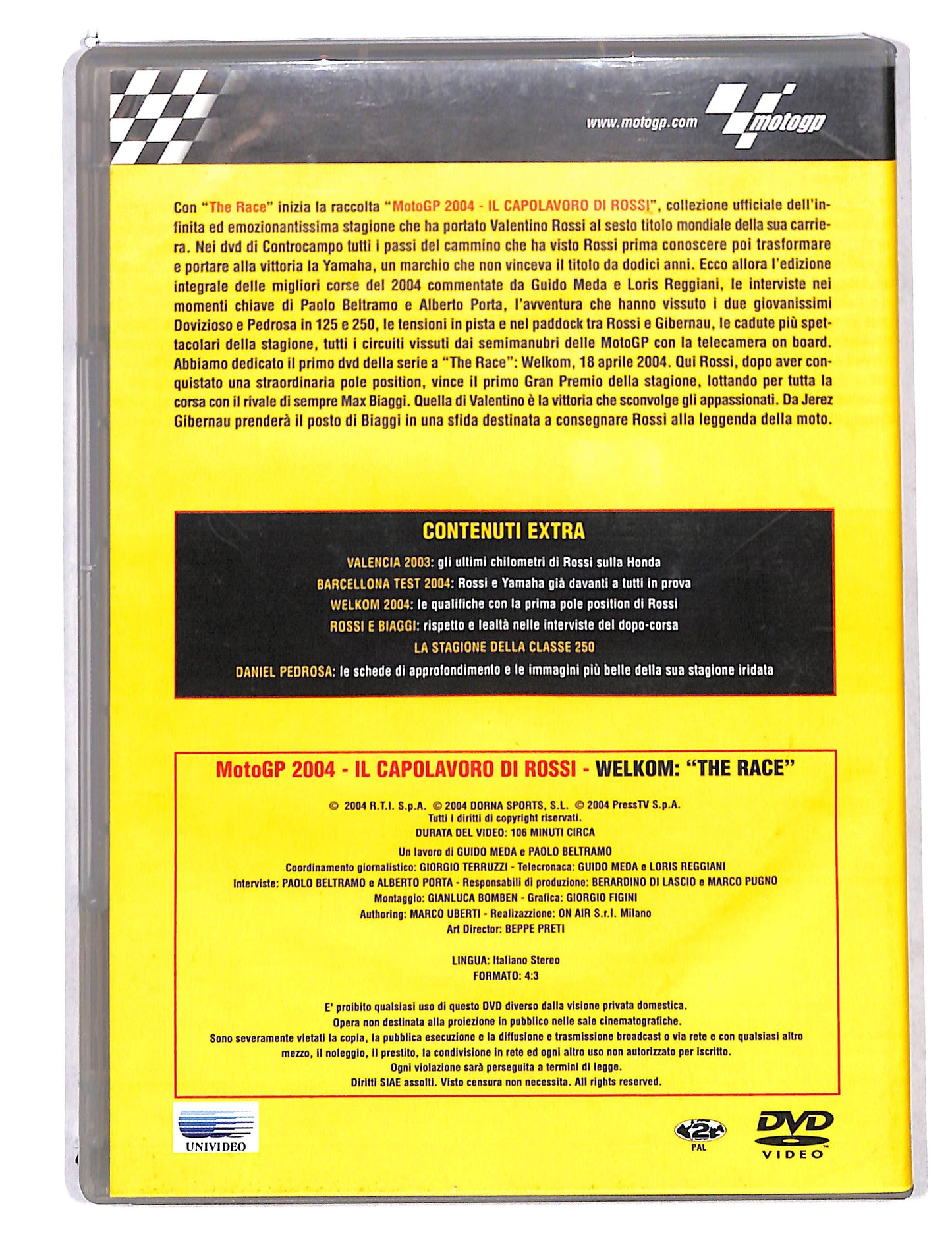 EBOND MotoGp 2004 il capolavoro di rossi welkom the race DVD DB794219
