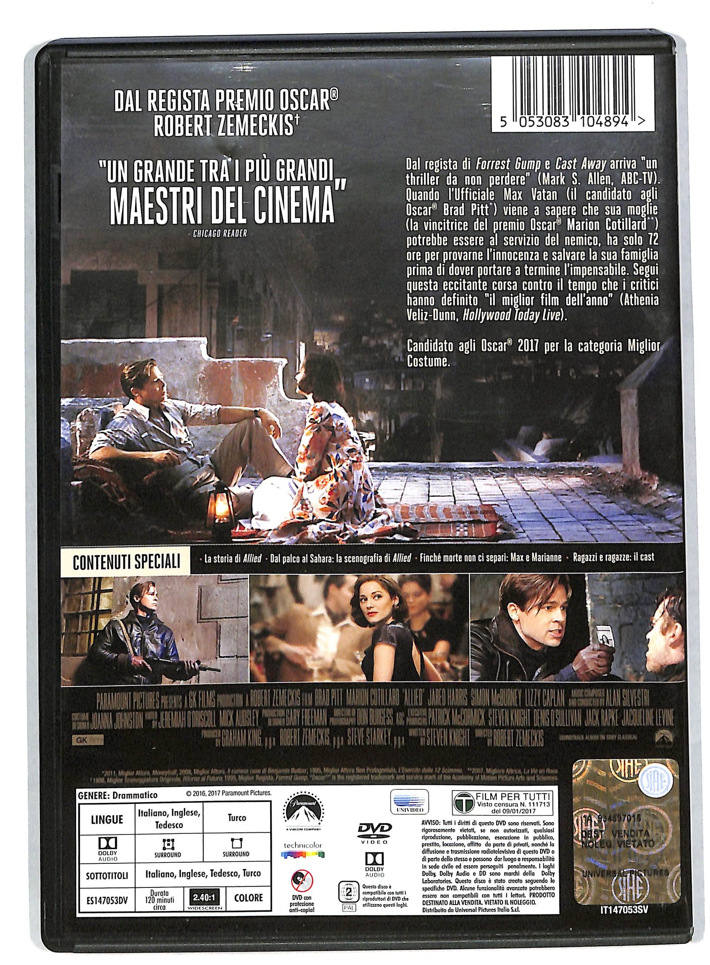 EBOND Allied - Un'ombra nascosta DVD DB794244