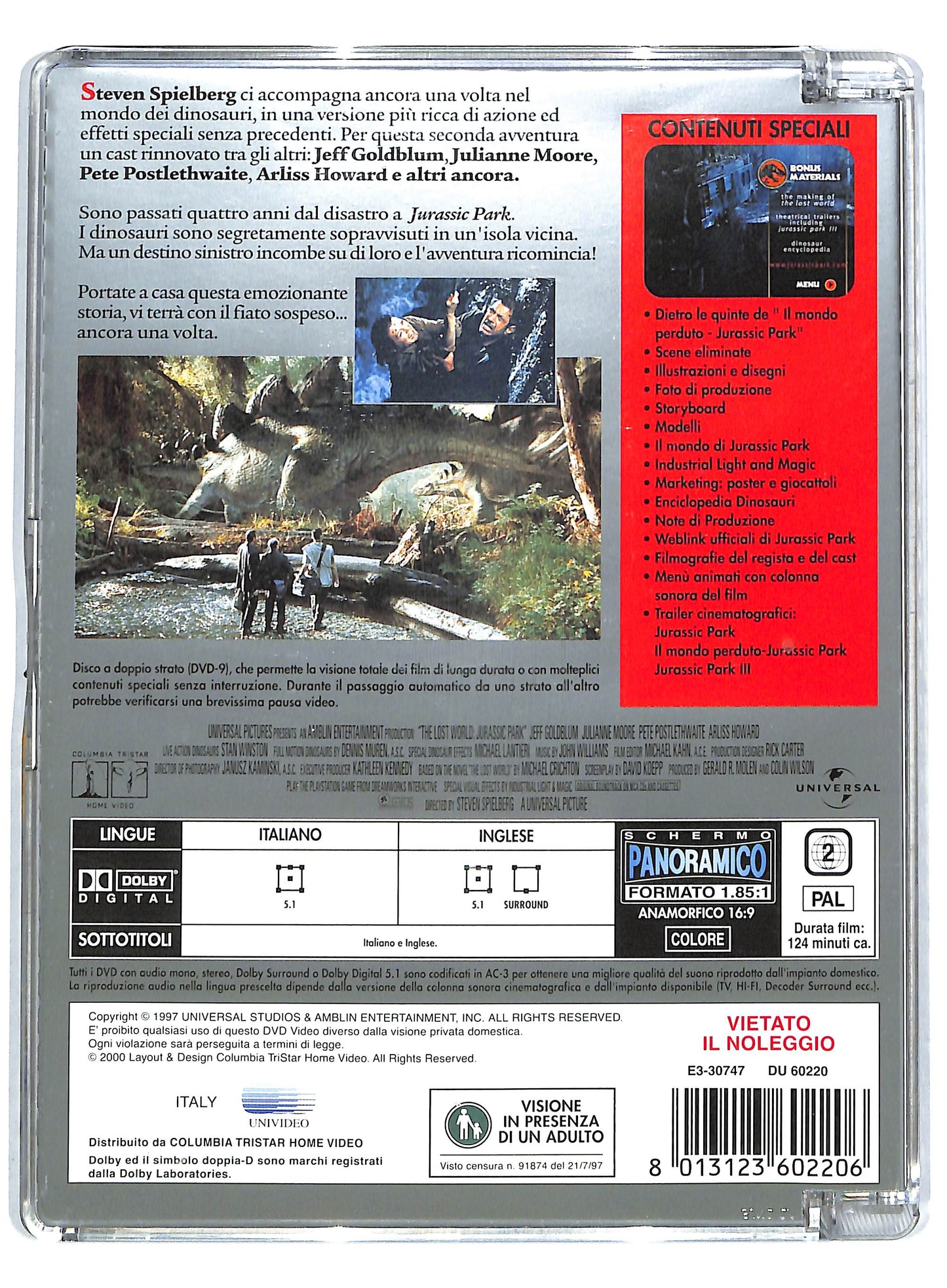 EBOND Il Mondo perduto Jurassic Park SJB DVD DB794261
