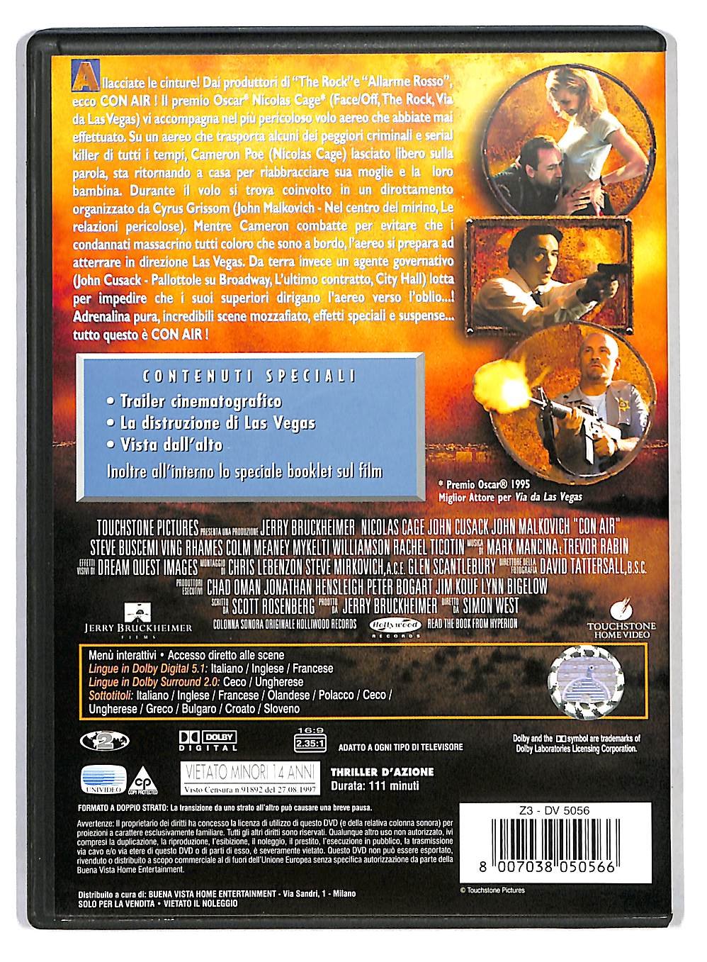 EBOND Con Air EDIZIONE SPECIALE DVD DB794433