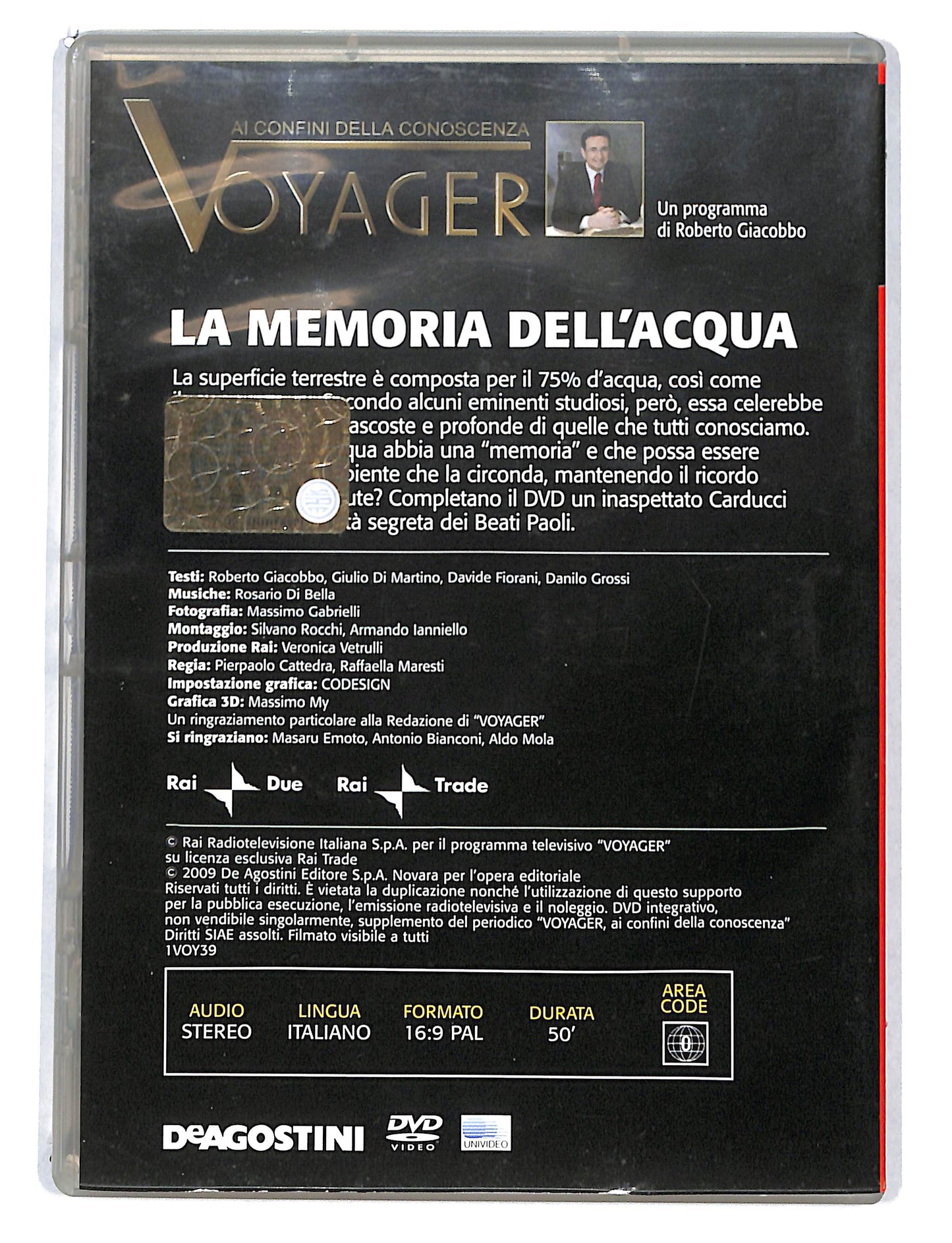 EBOND La memoria dell'acqua - Voyager n 39 EDITORIALE DVD DB794619