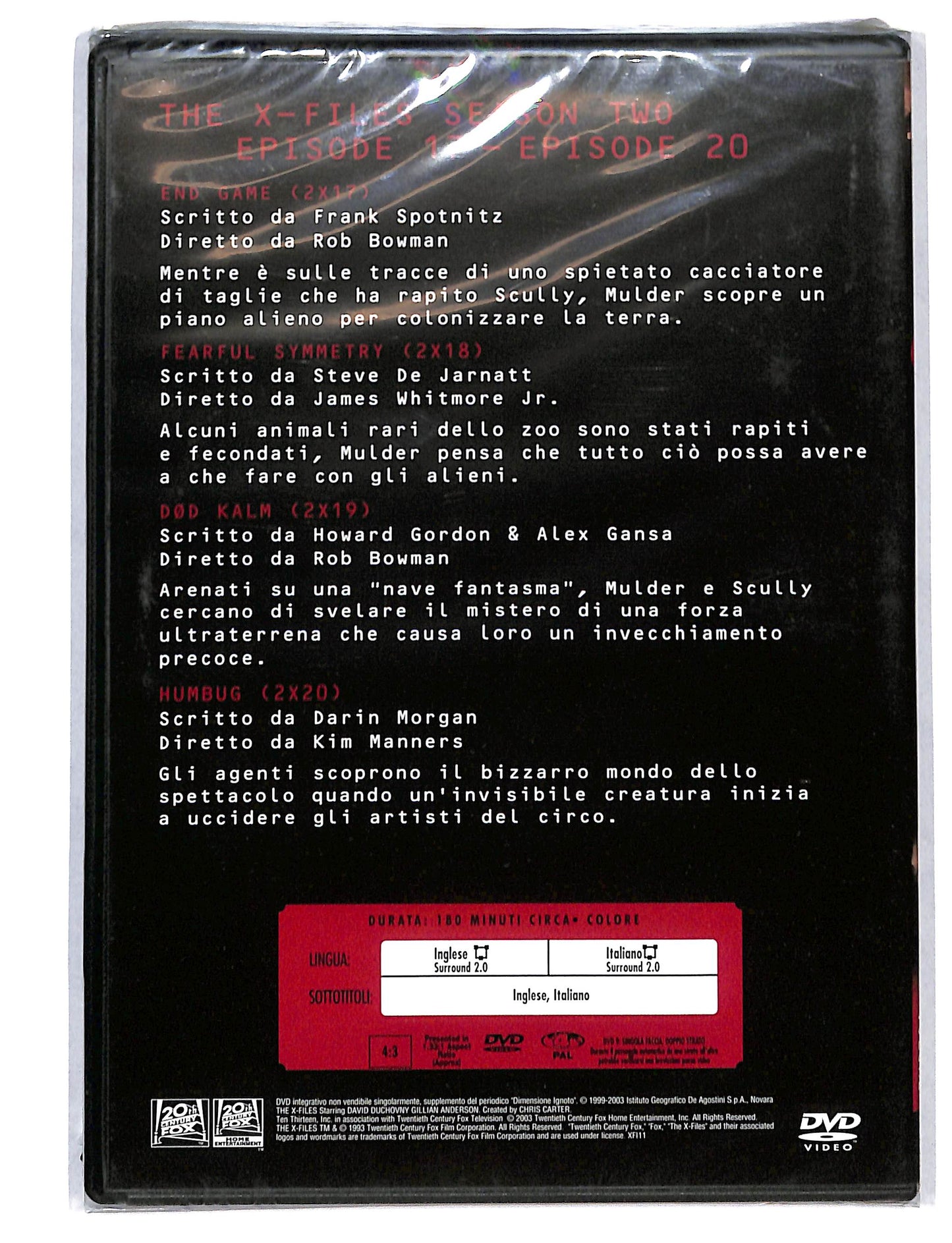EBOND The X-Files collection - Volume 5 Season two DVD DB794650