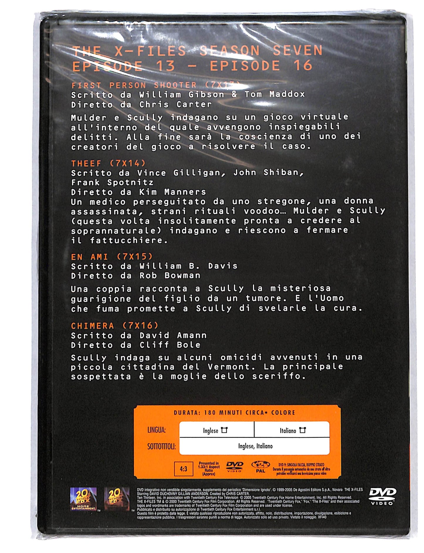 EBOND The x files collection volume 4 season seven EDITORIALE DVD DB794651