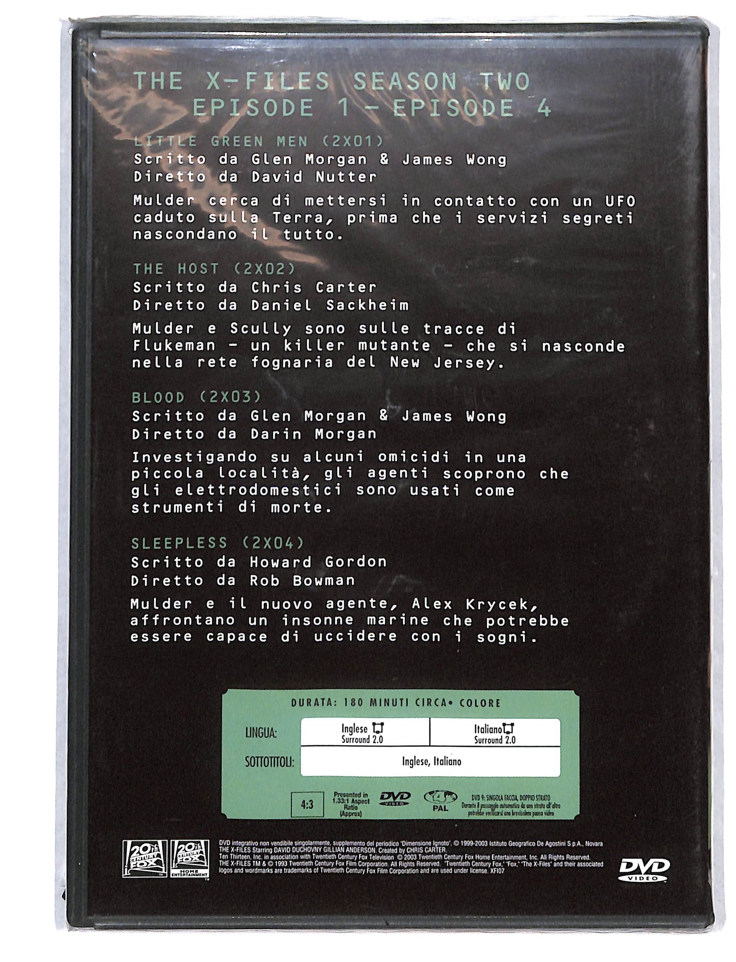 EBOND The X Files Season Two volume 1 DVD DB794654