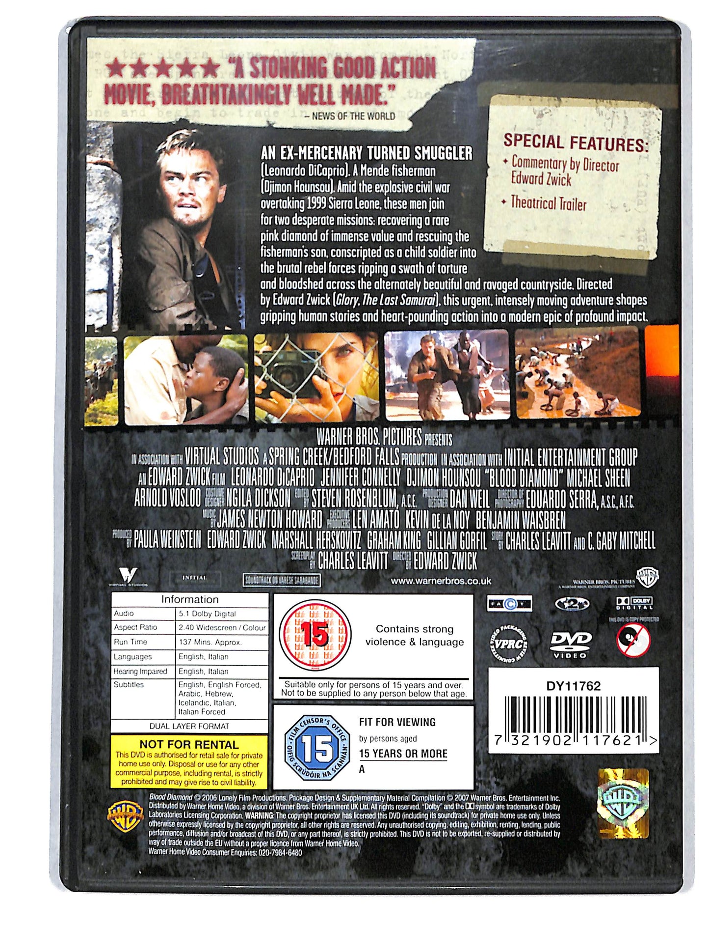 EBOND Blood Diamond Edizione: Regno Unito DVD DB794821