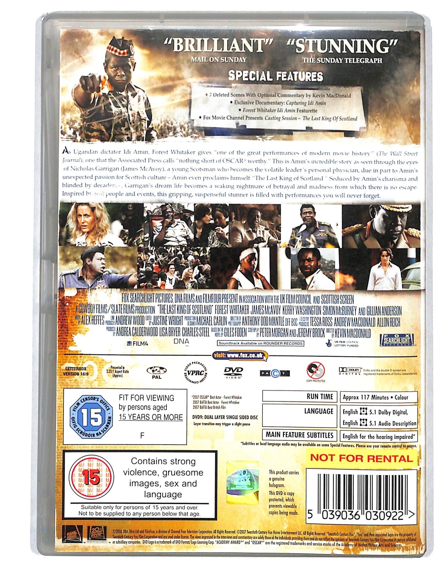 EBOND The Last King Of Scotland -Edizione Regno Unito DVD DB794835