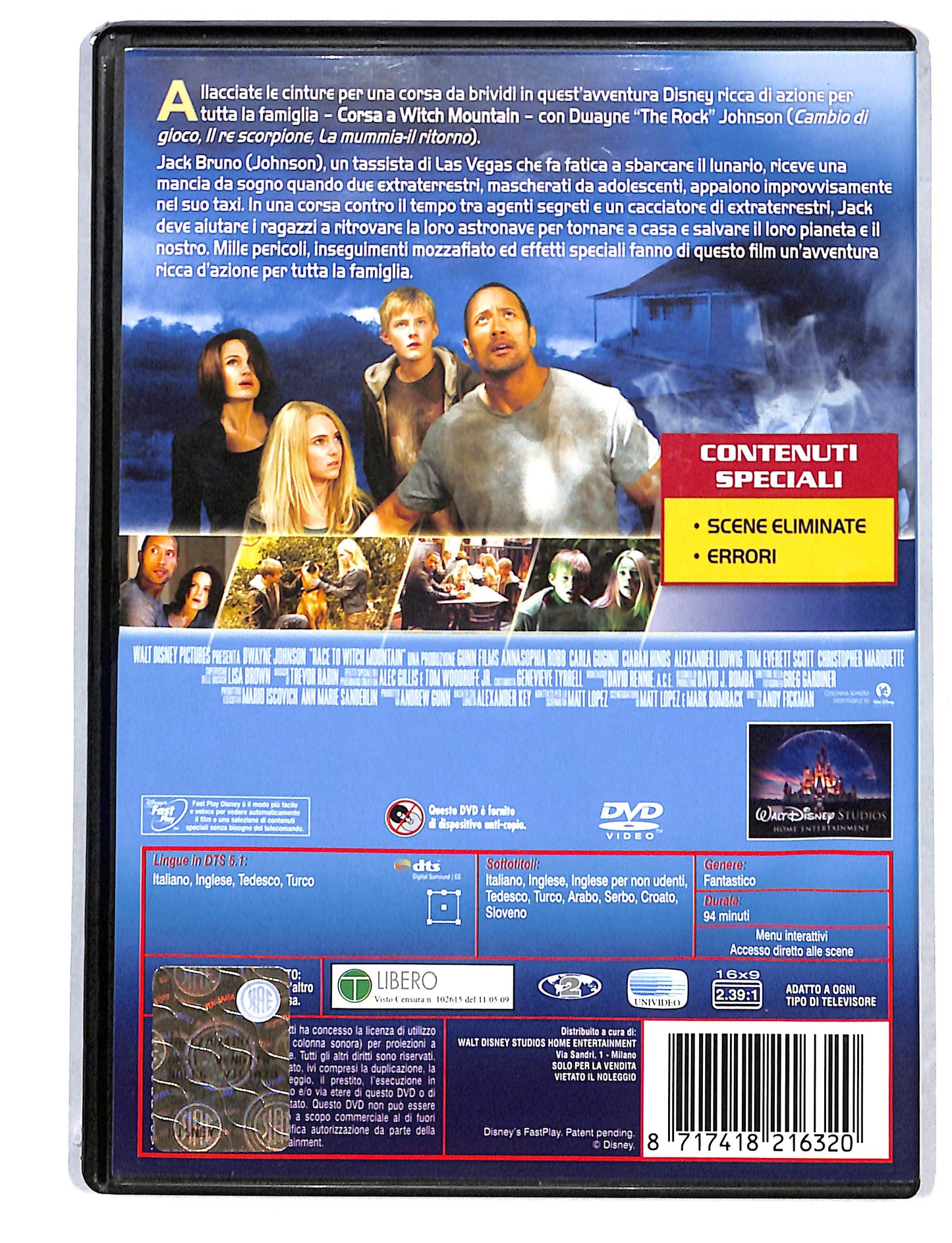 EBOND Corsa a Witch Mountain DVD DB795109