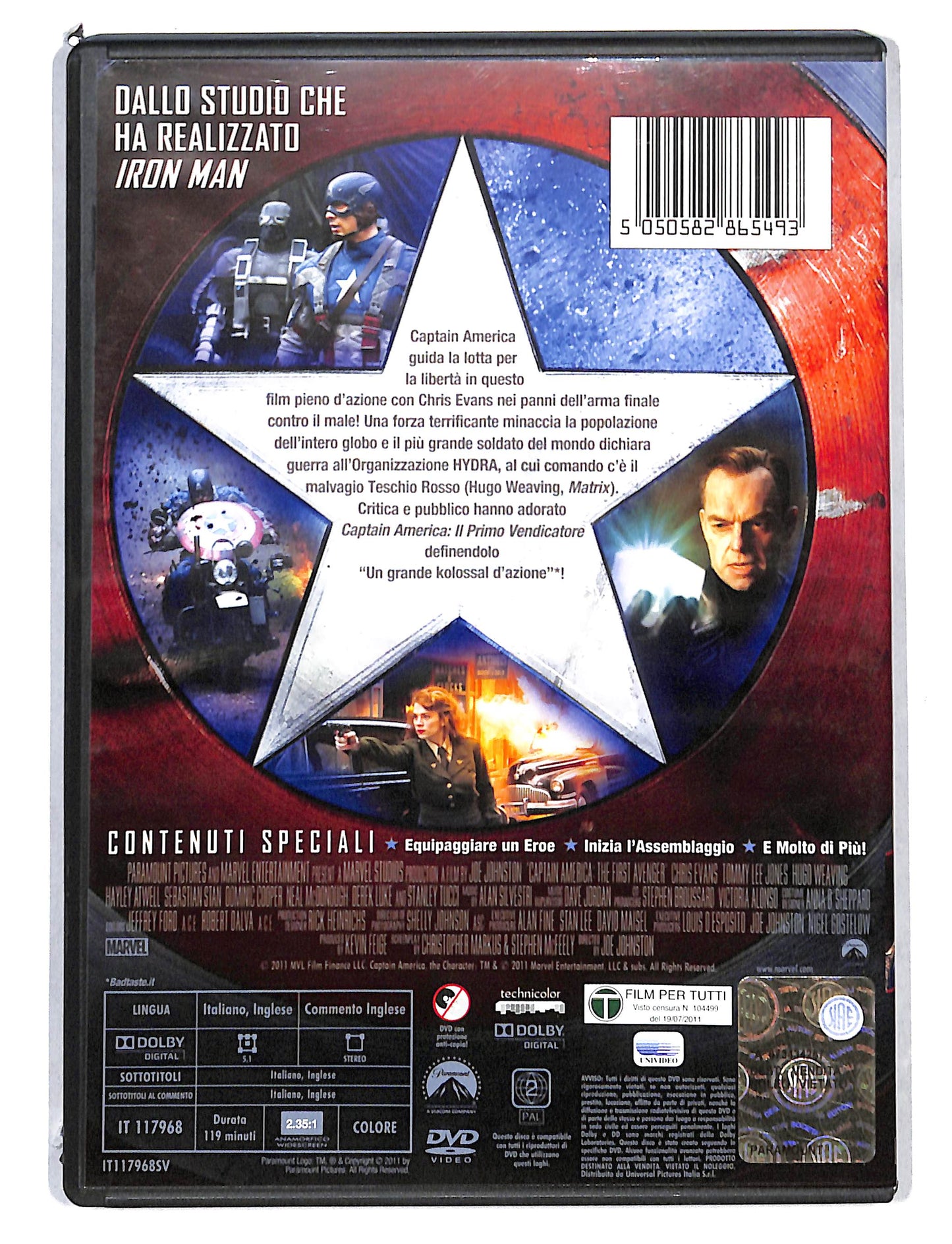 EBOND Capitan America Il primo vendicatore DVD DB795145