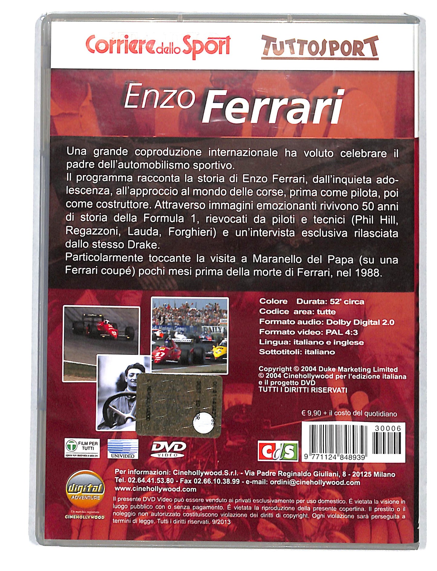 EBOND Enzo Ferrari EDITORIALE DVD DB796614