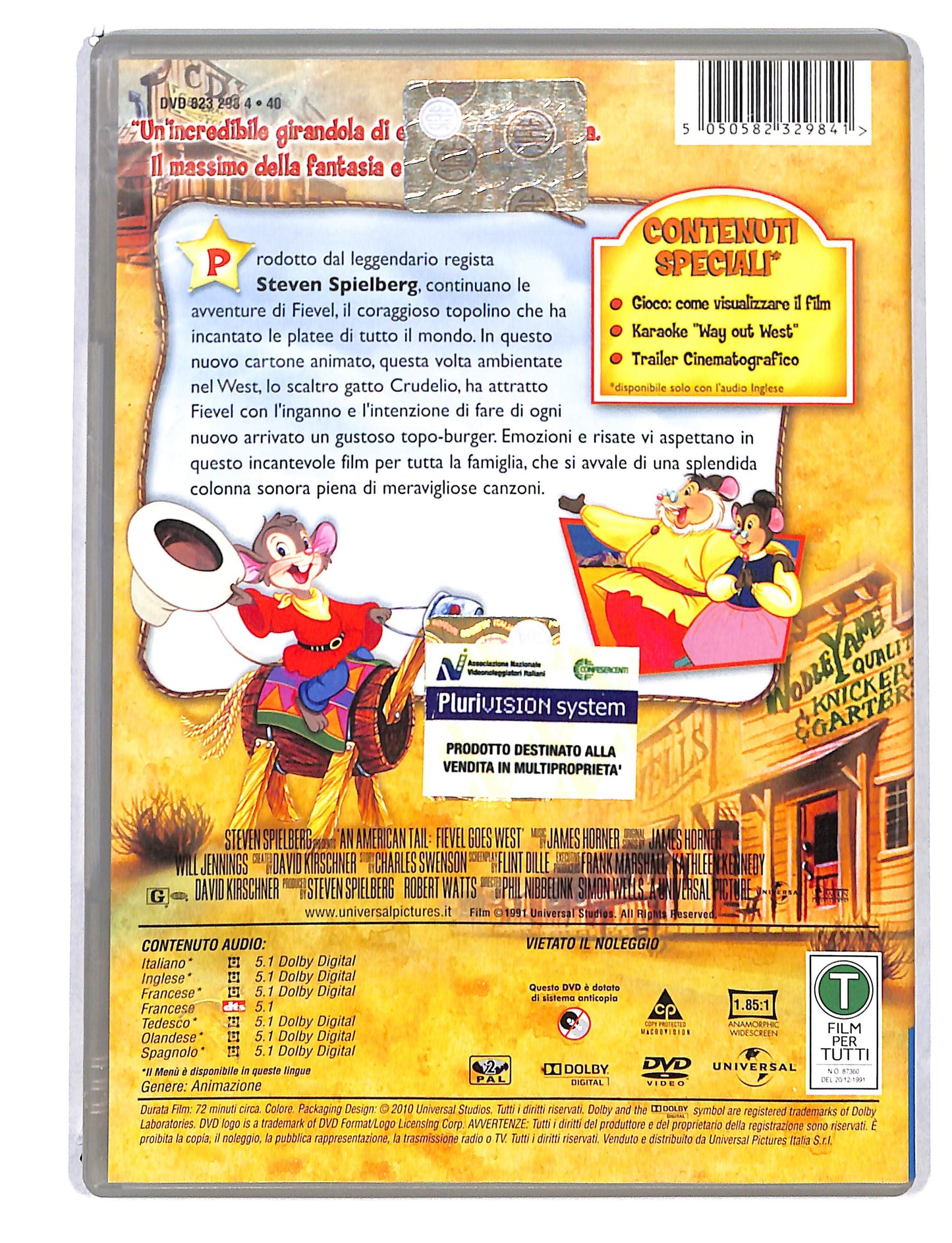 EBOND Fievel conquista il West DVD DB796629