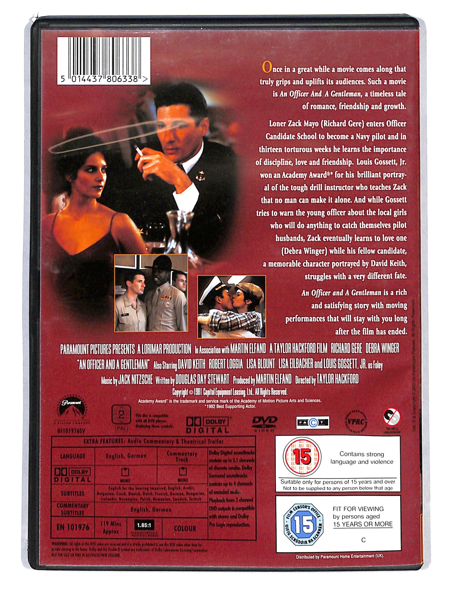 EBOND An Officer and a Gentleman DVD DB796635
