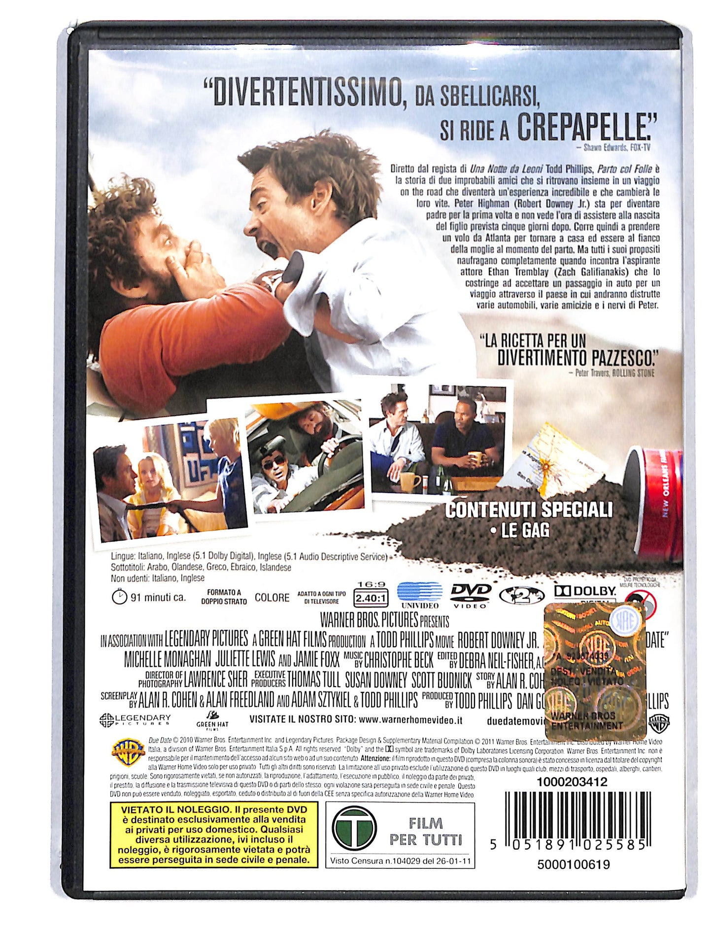 EBOND Parto Col Folle DVD DB796646