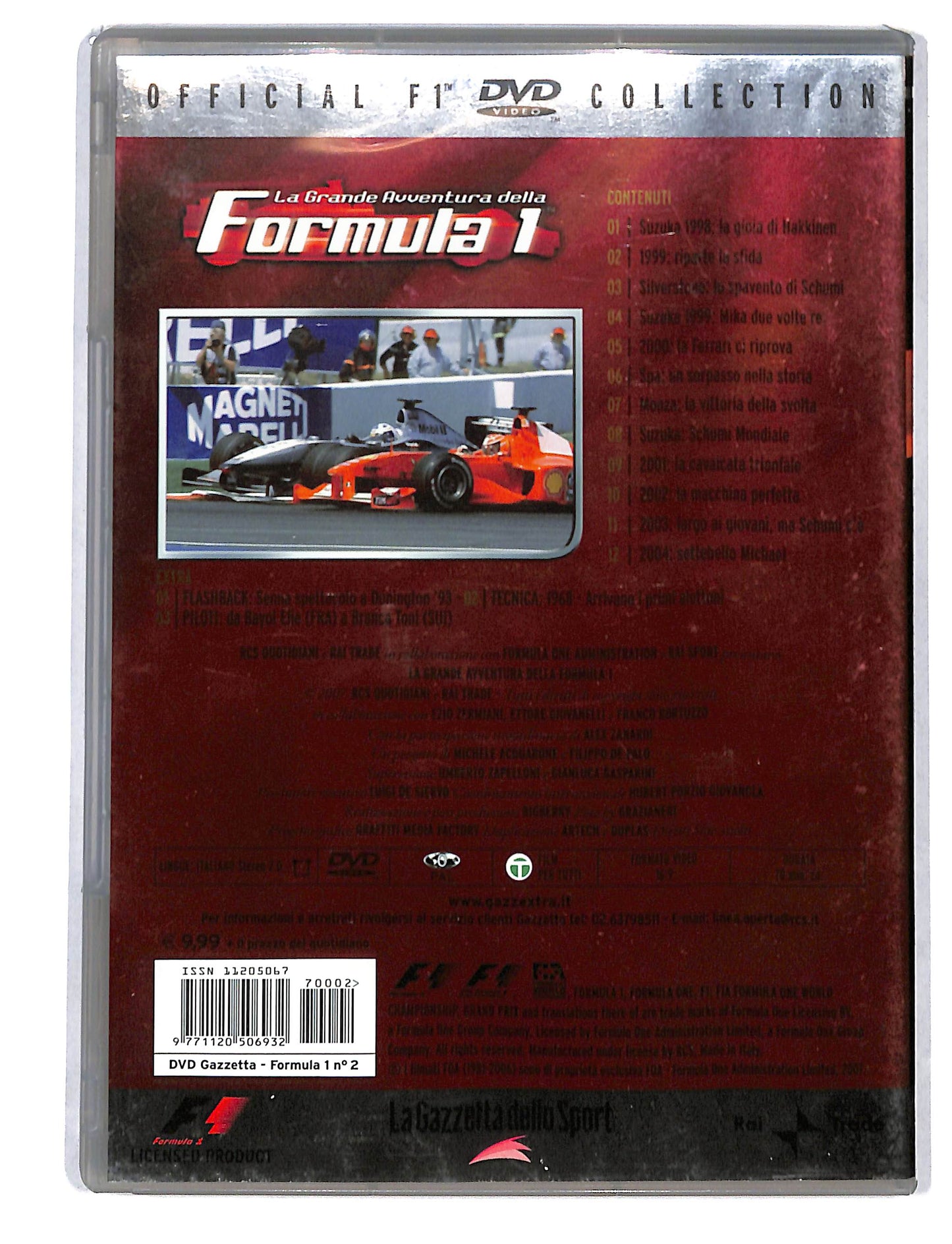 EBOND Formula 1 i giganti 1998-2004 dalle frecce d'argento DVD DB796653
