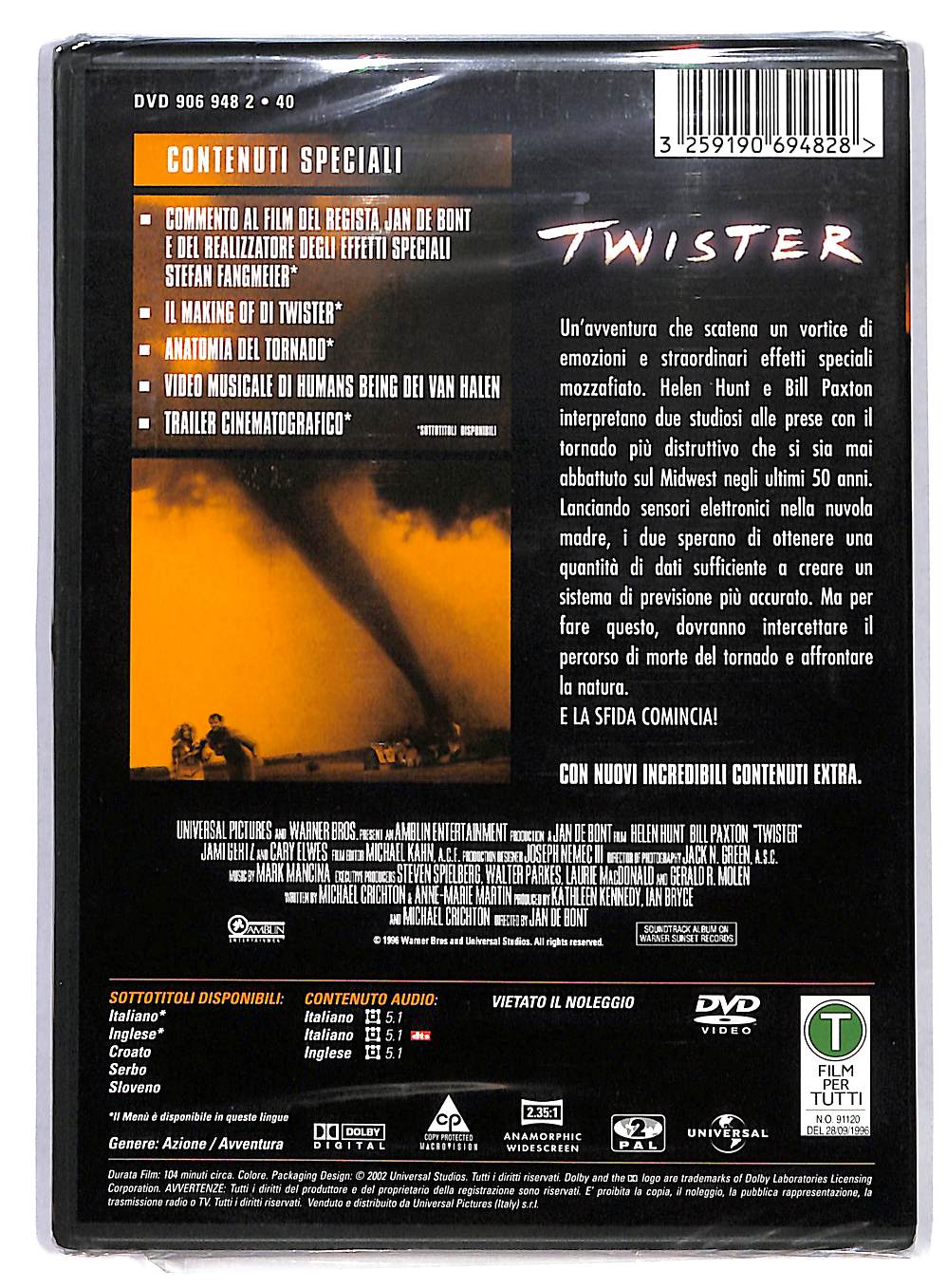 EBOND Twister Edizione Speciale DVD DB797104