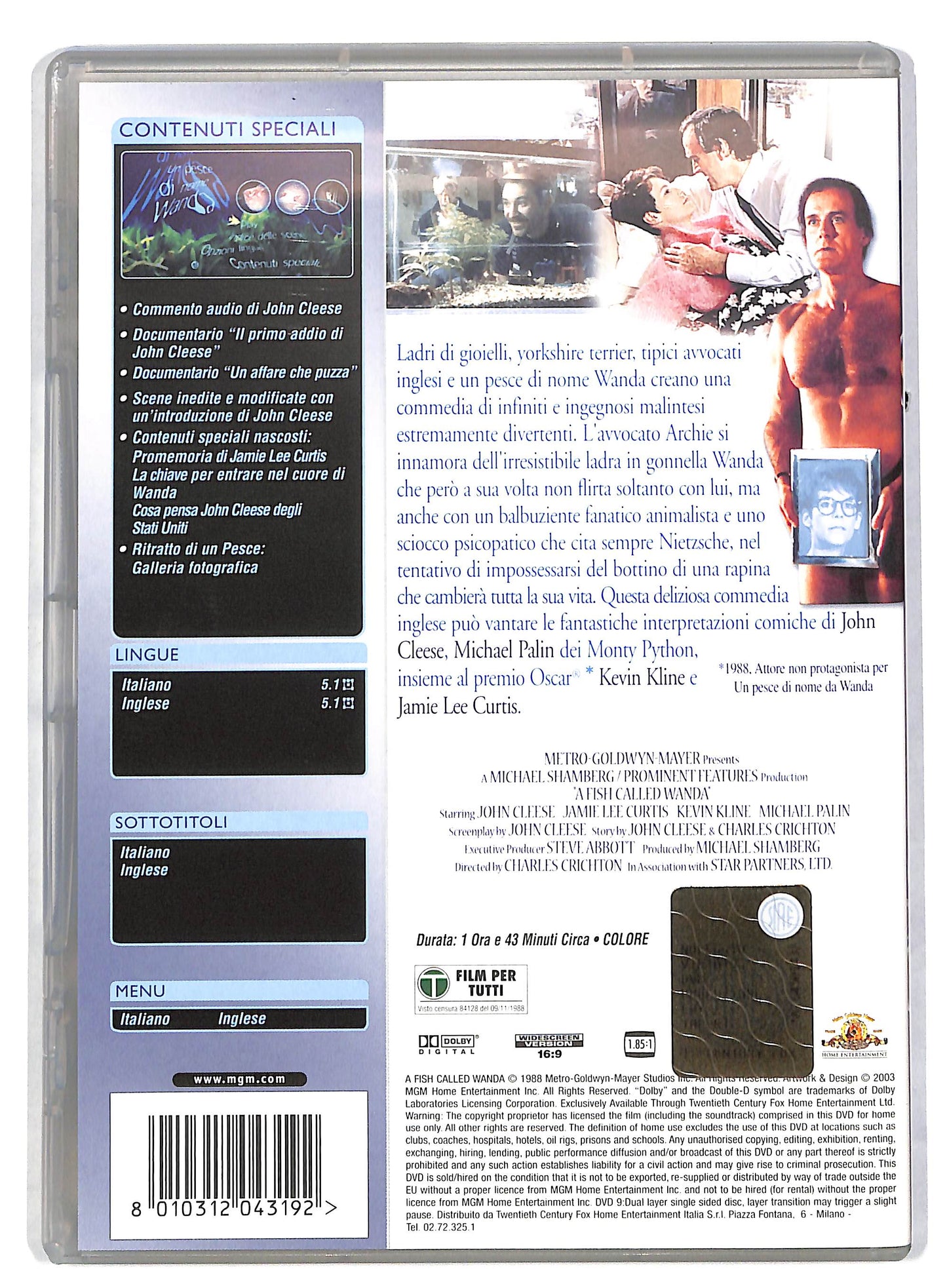 EBOND Un pesce di nome Wanda EDIZIONE SPECIALE DVD DB797114