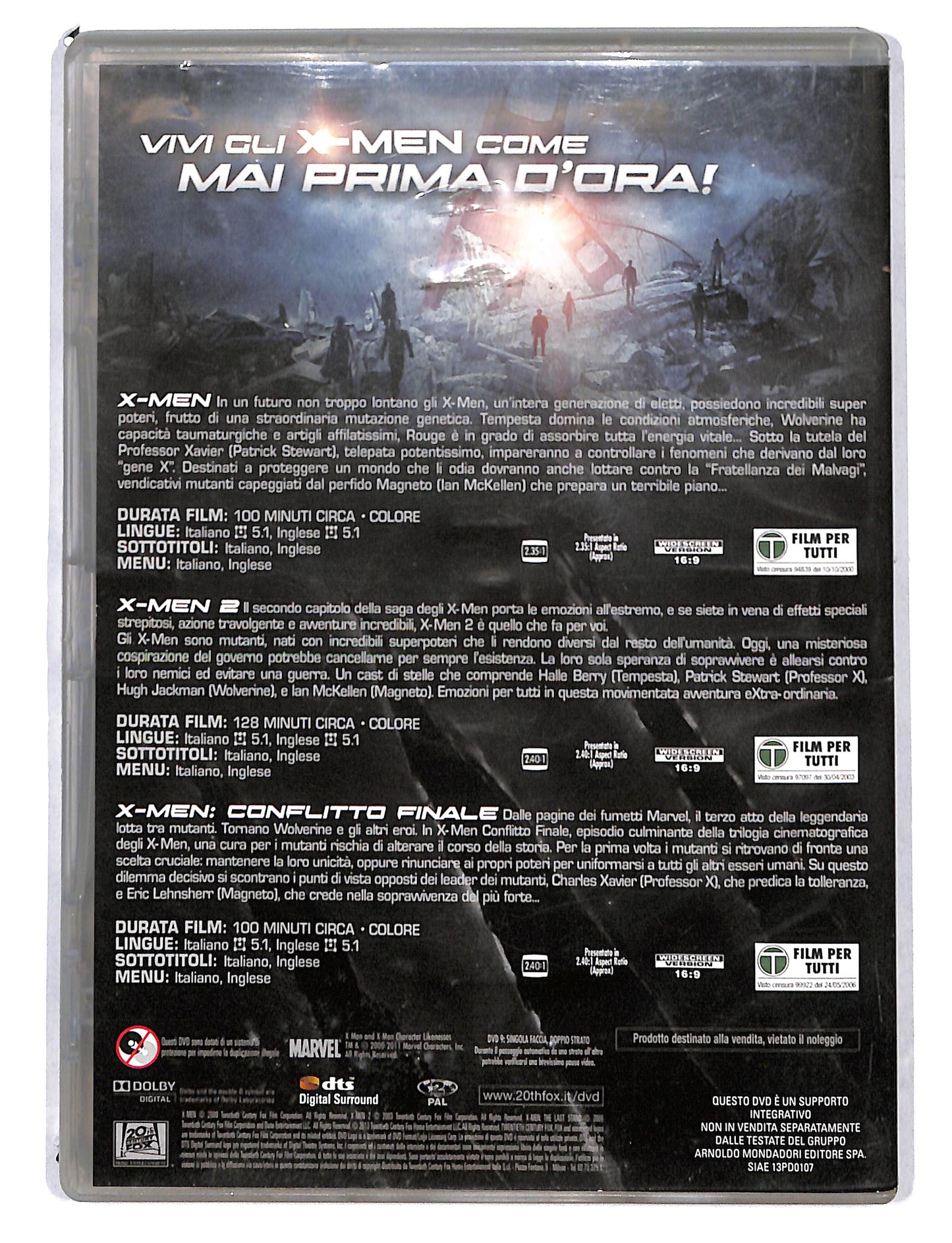 EBOND X-Men Trilogy EDITORIALE DVD DB797310