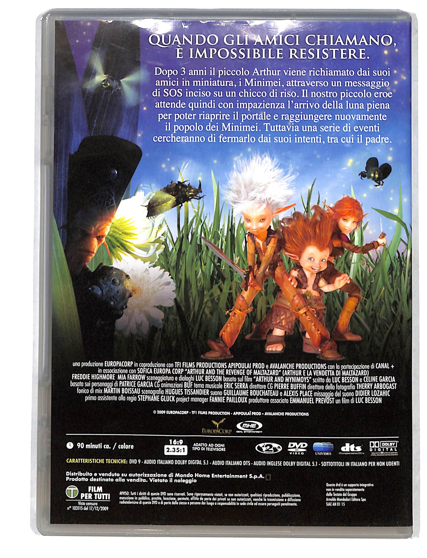 EBOND Arthur e la vendetta di maltazard EDITORIALE DVD DB797605