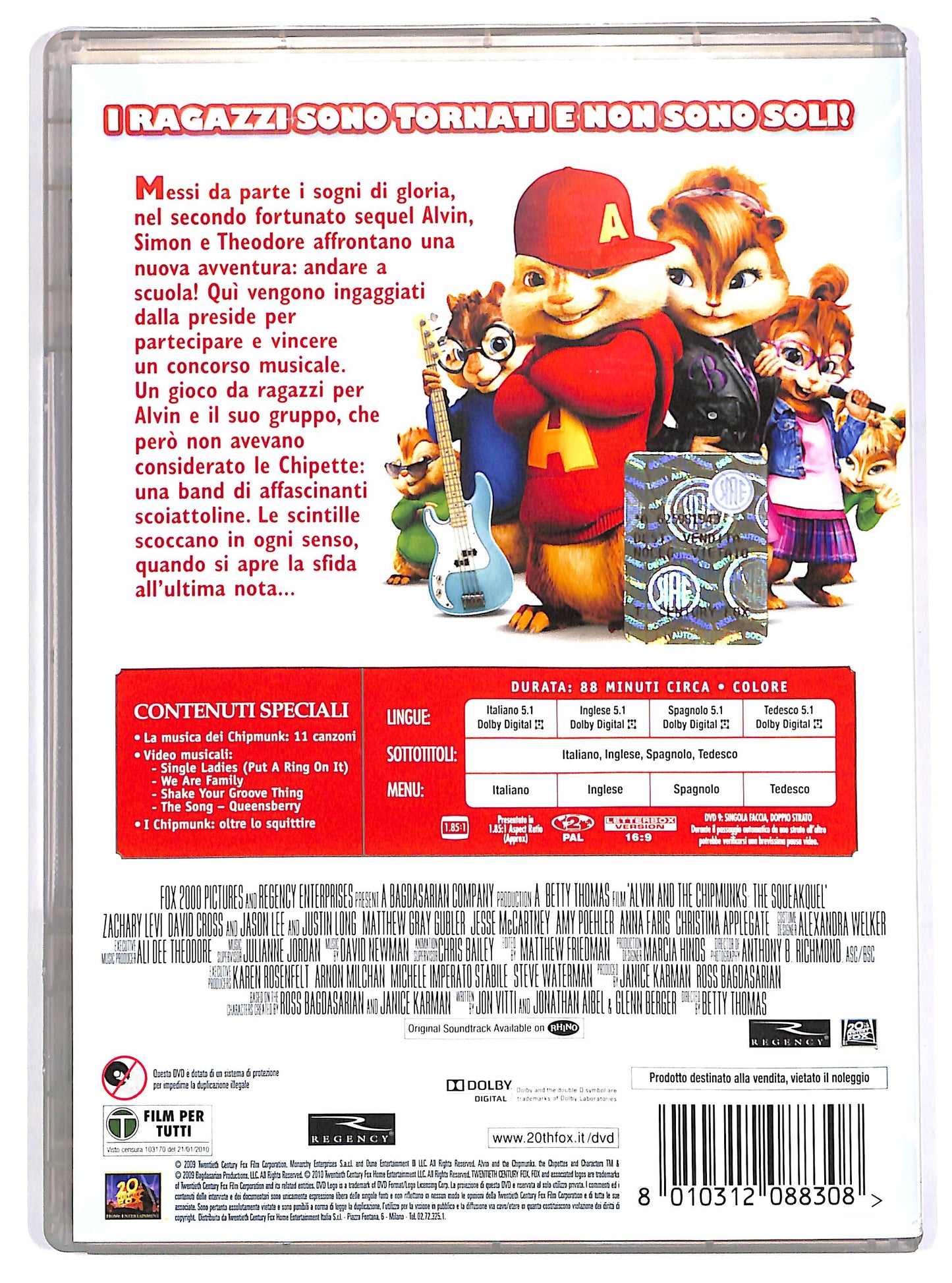 EBOND Alvin Superstar 2 DVD DB797823