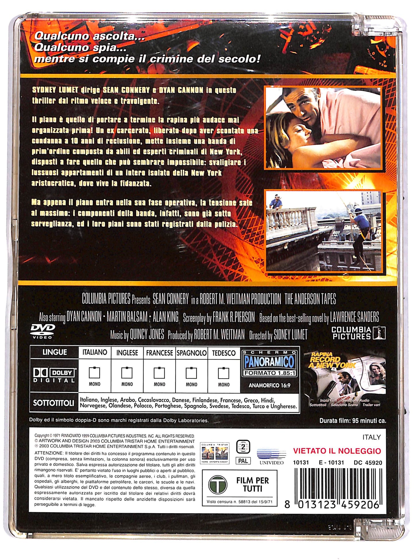 EBOND Rapina record a New York SJB DVD DB798106