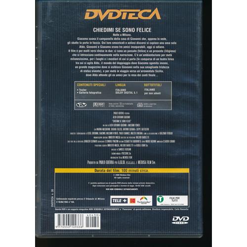 EBOND Chiedimi Se Sono Felice Editoriale PanoramaTECA DVD DB798112