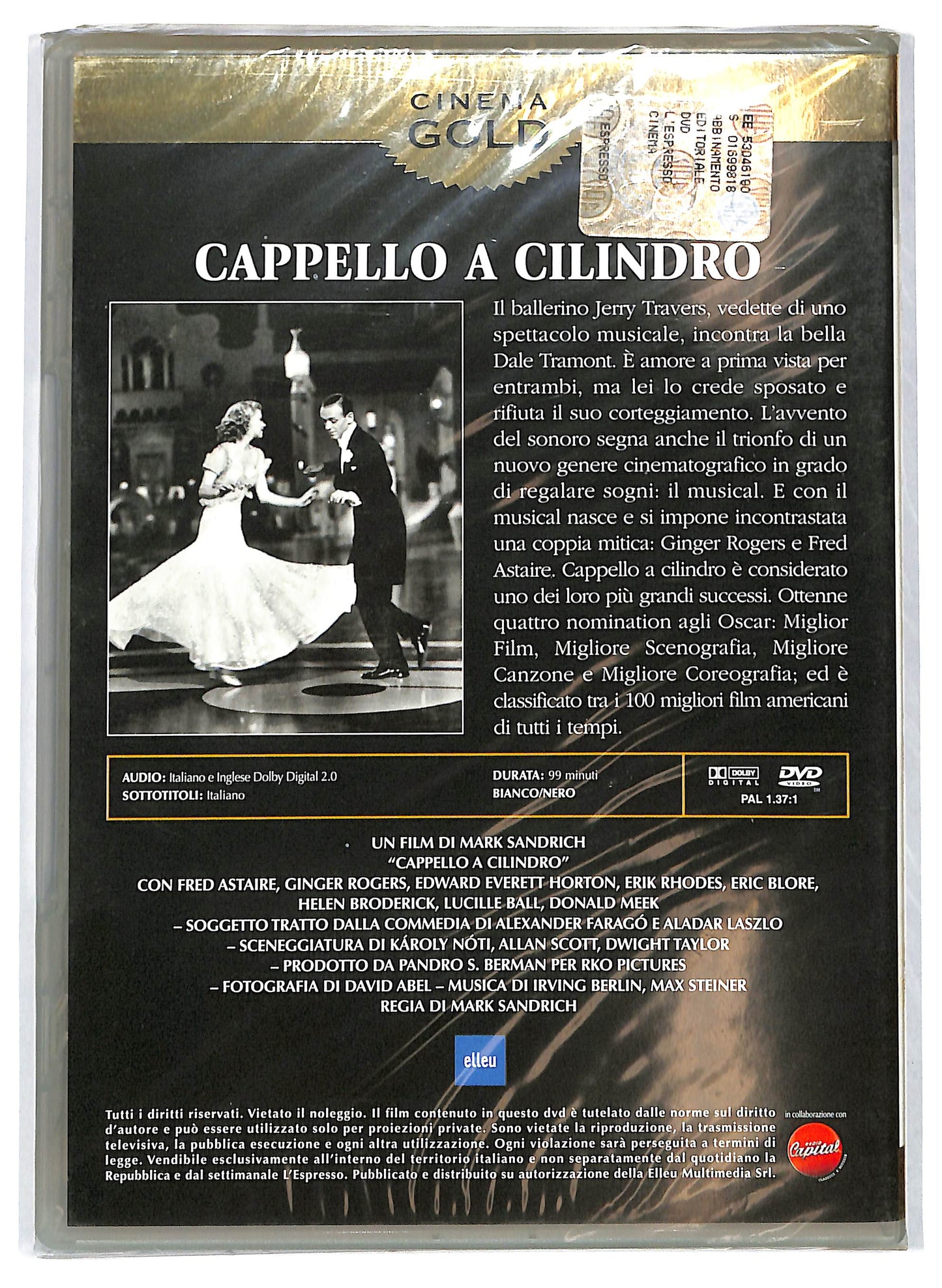 EBOND Cinema Gold - Cappello a cilindro Volume 10 EDITORIALE DVD DB798166