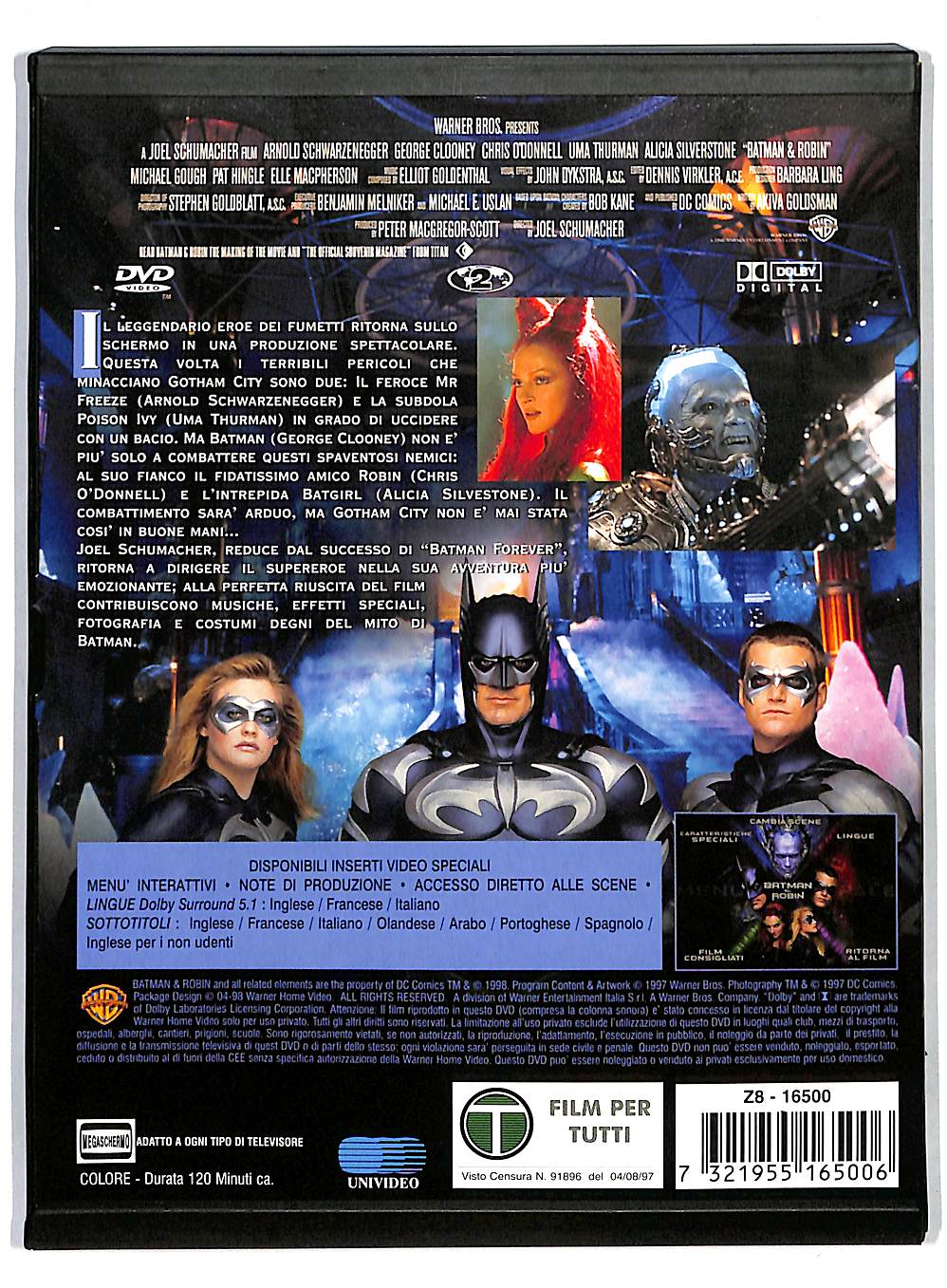 EBOND Batman & Robin SNAPPER NOLEGGIO DVD DB798760
