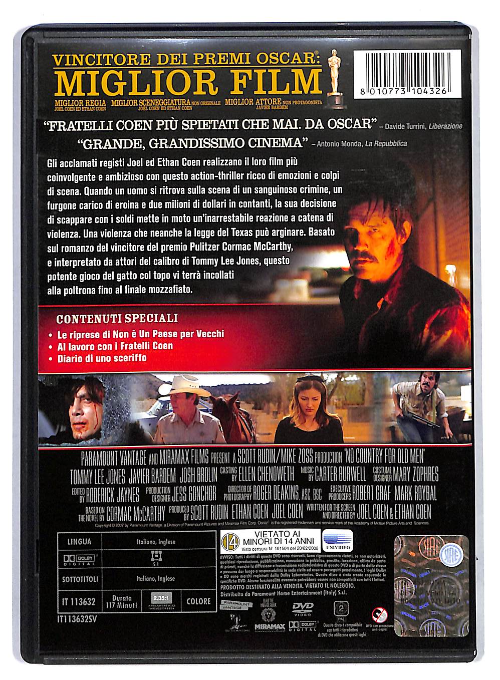 EBOND Non E' Un Paese Per Vecchi DVD DB799438