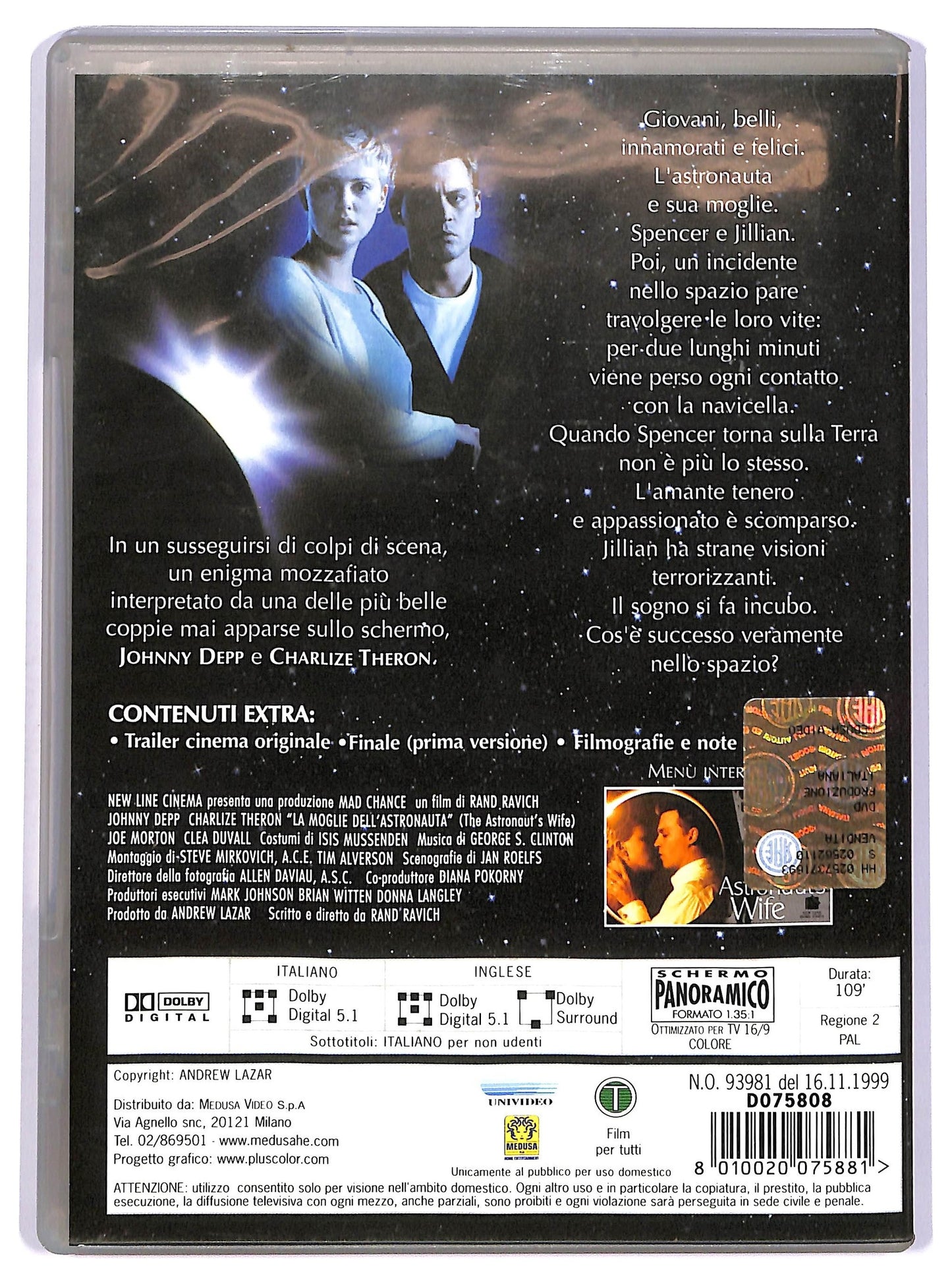 EBOND The astronaut's wife DVD DB799451