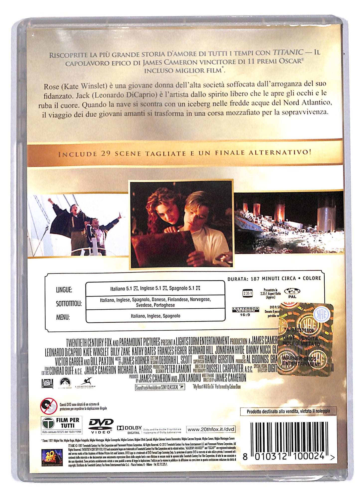 EBOND Titanic 2 dischi DVD DB799621