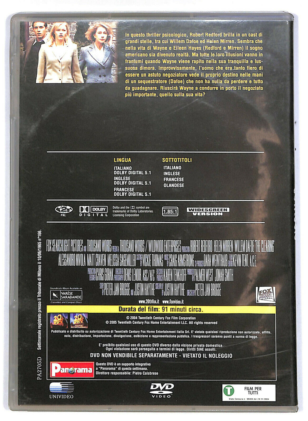 EBOND In Ostaggio Editoriale DVD DB799632