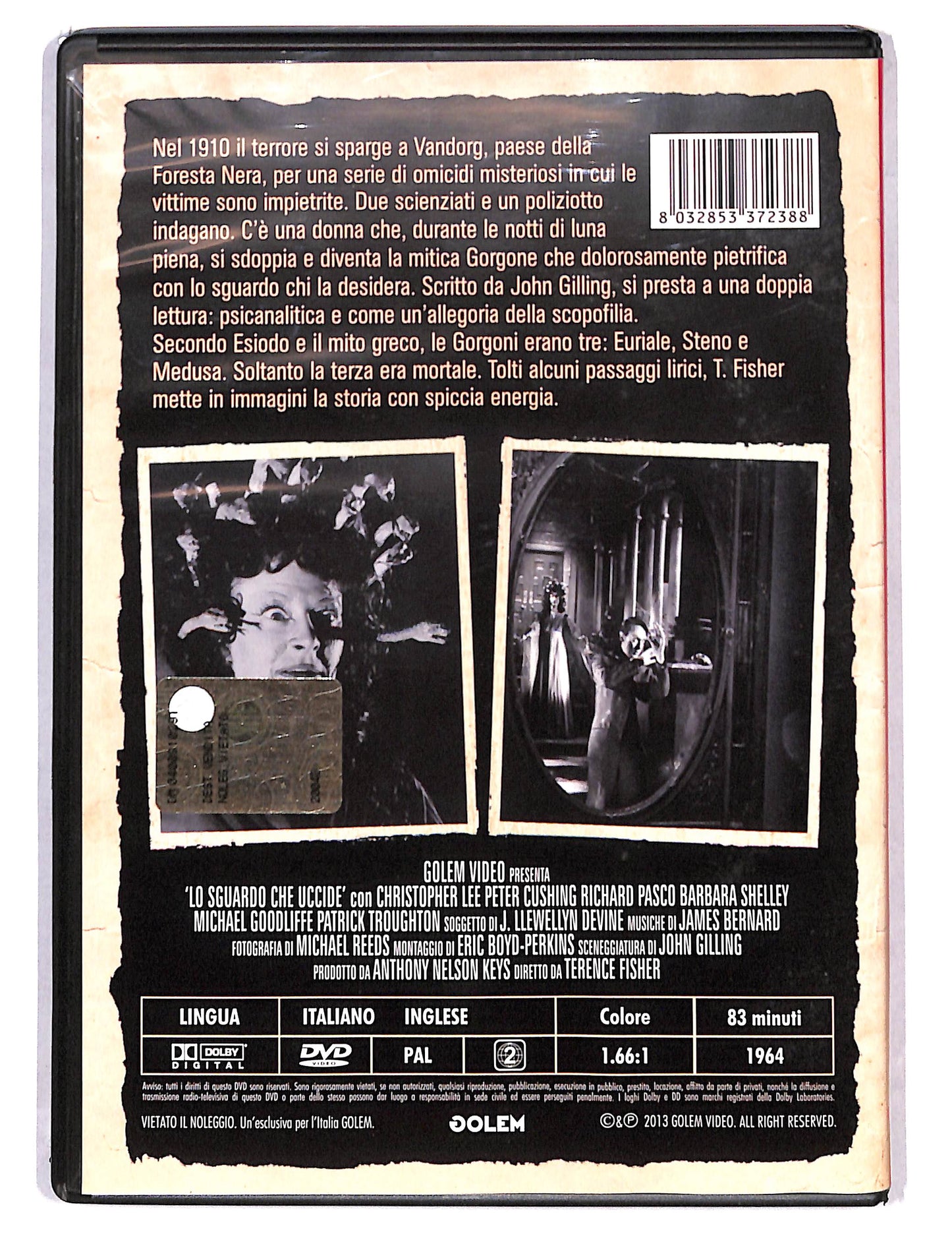 EBOND Lo Sguardo che uccide DVD DB799702