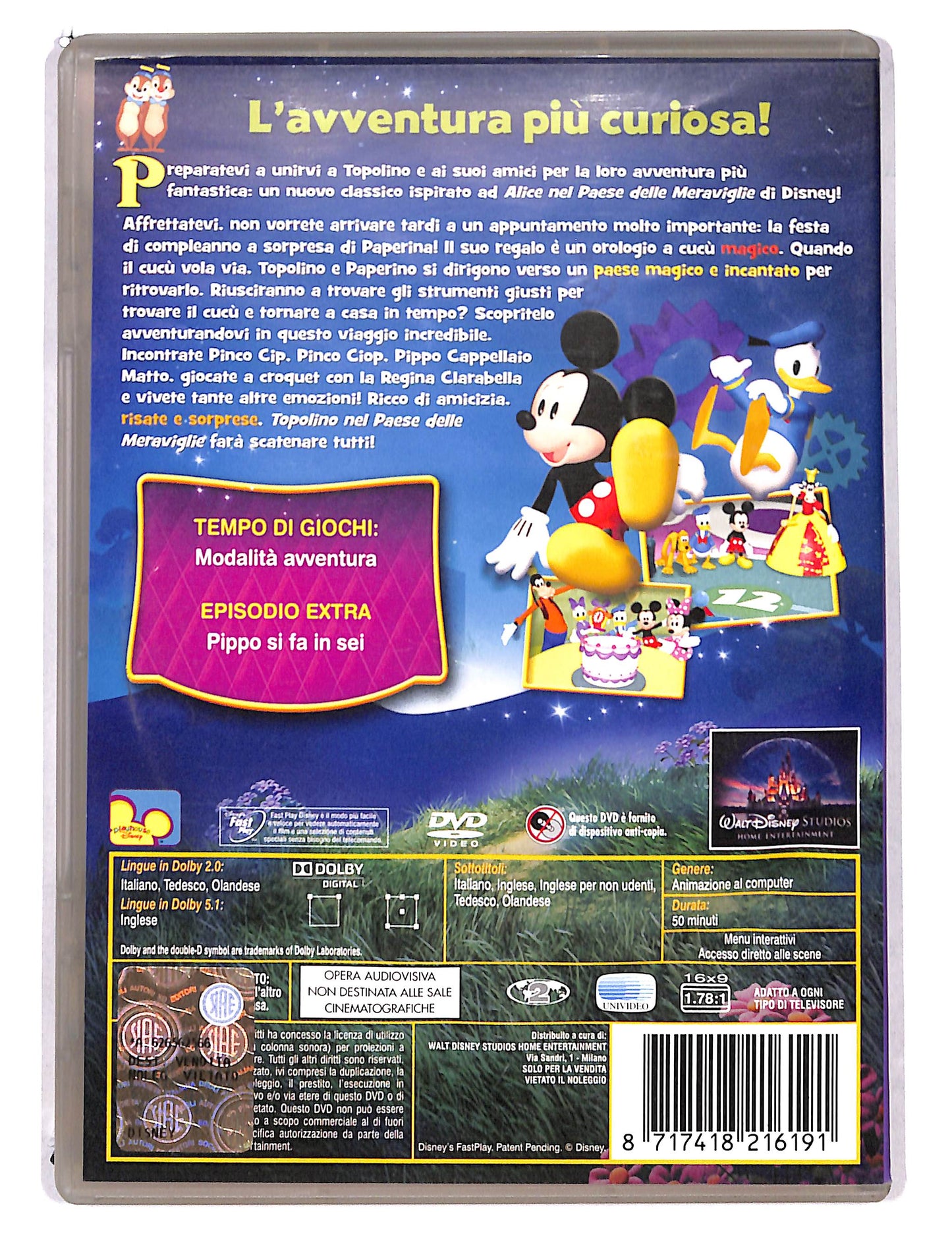 EBOND Topolino nel paese delle meraviglie DVD DB799703