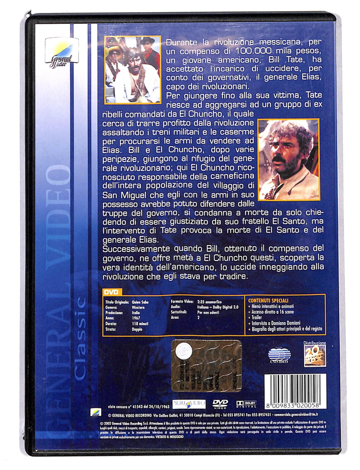 EBOND Quien Sabe DVD DB799728
