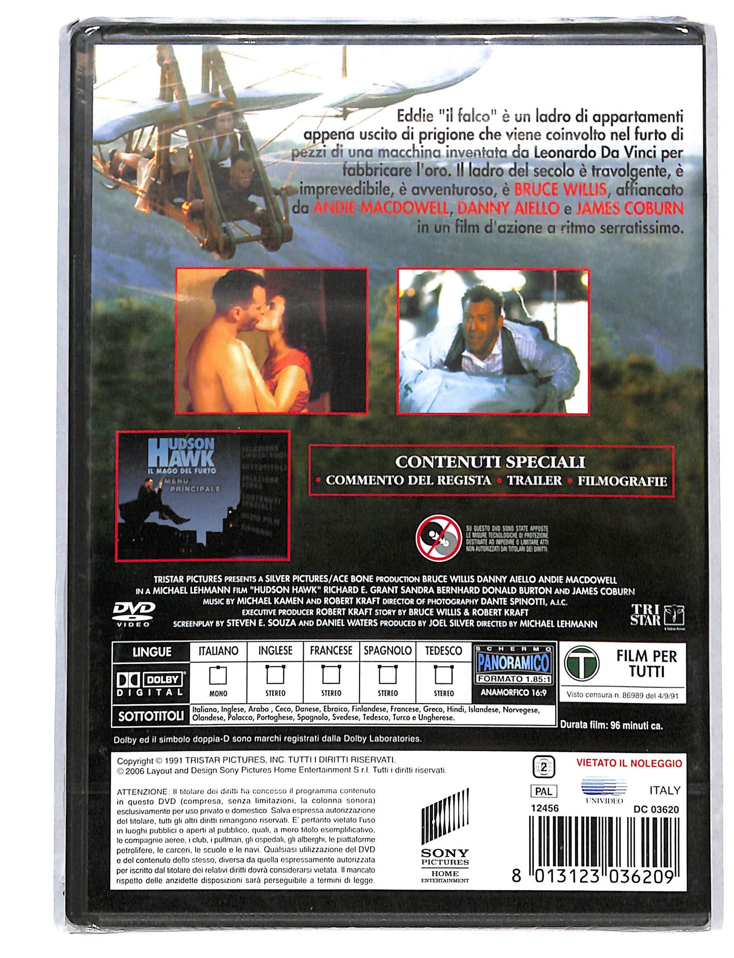 EBOND Hudson Hawk - Il mago del furto DVD DB799751