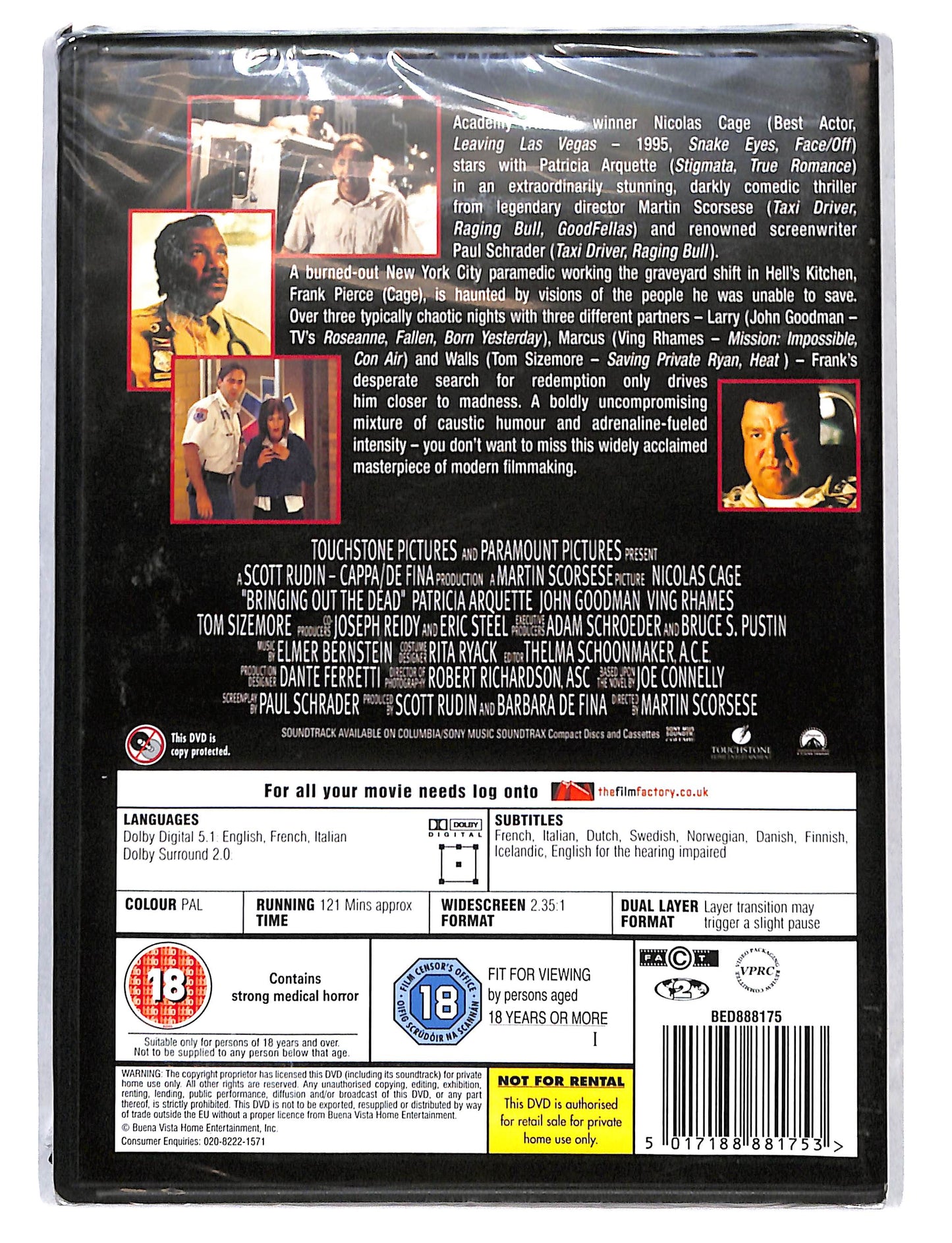 EBOND Bringing Out The Dead DVD DB799753