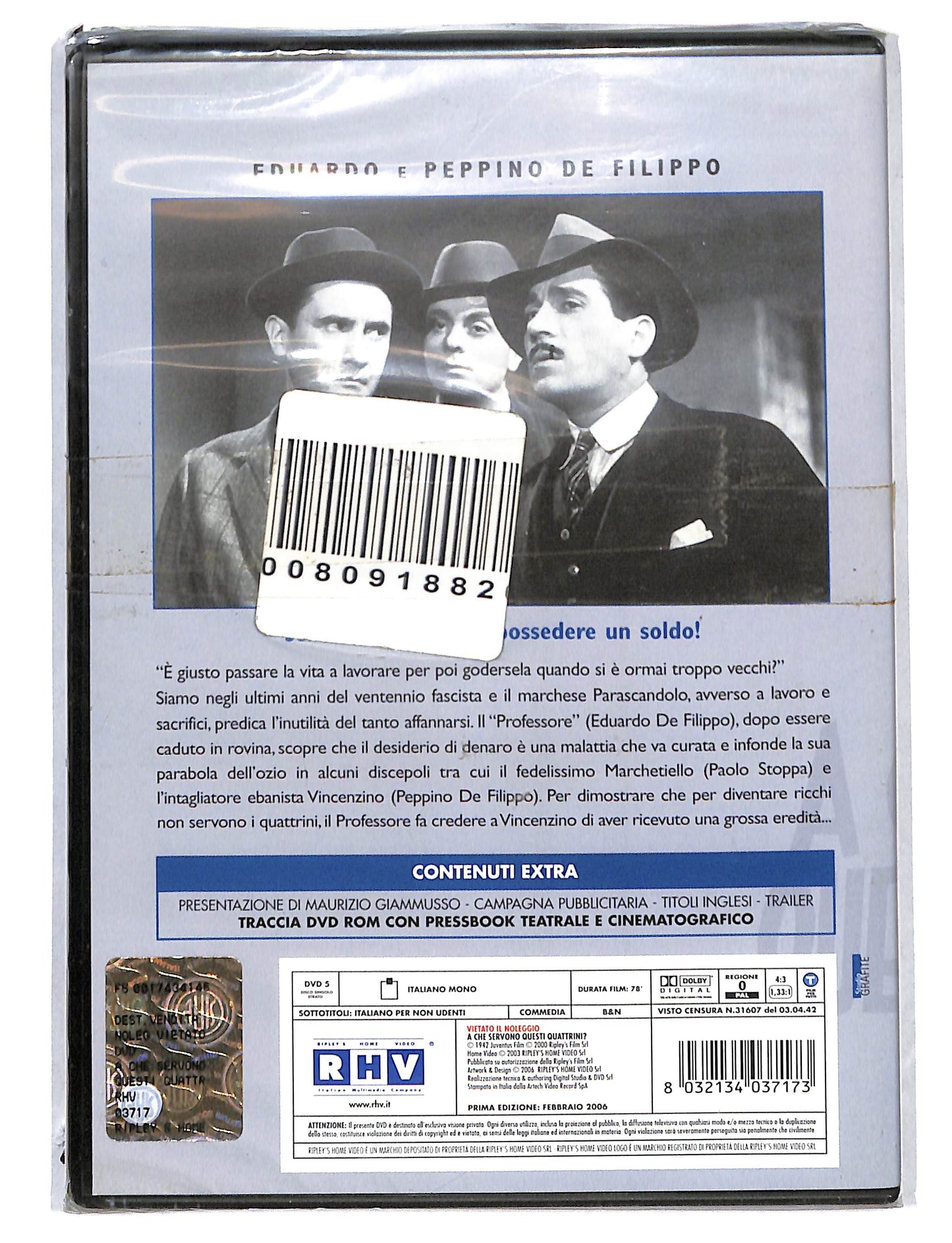 EBOND A Che Servono Questi Quattrini? DVD DB799755
