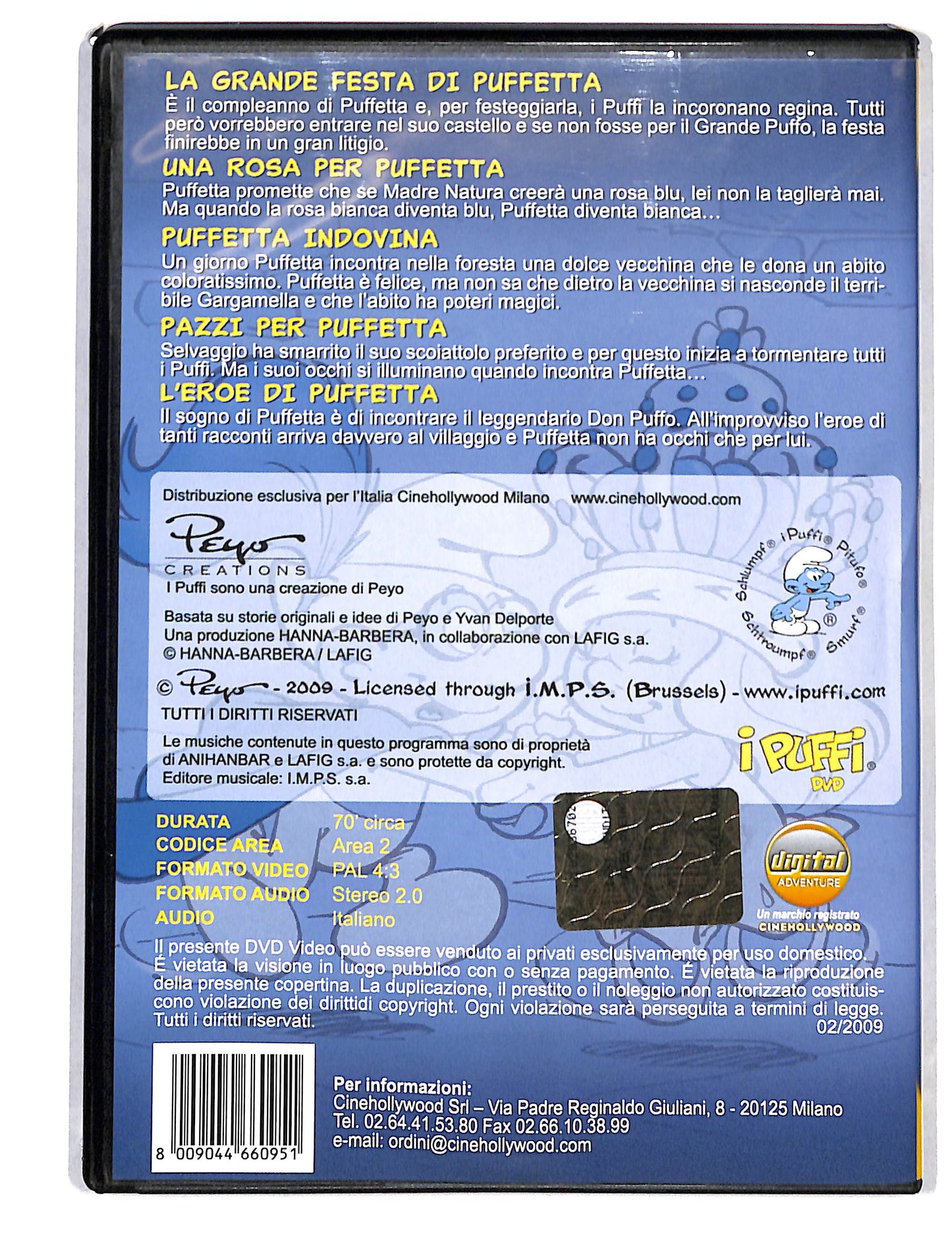 EBOND Io Puffetta DVD DB799758