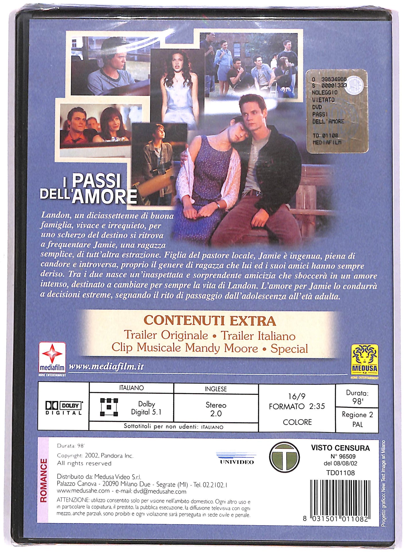 EBOND I passi dell'amore - A Walk to Remember DVD DB799961