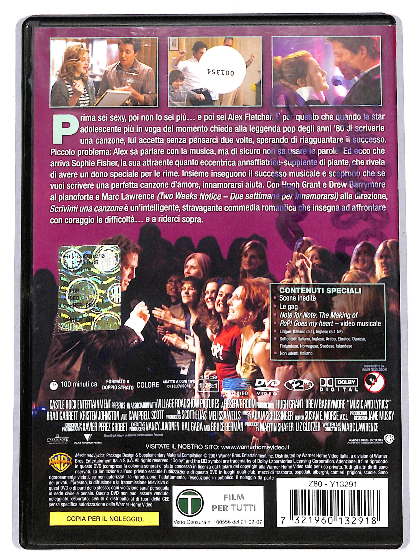 EBOND scrivimi una canzone NOLEGGIO DVD DB800110