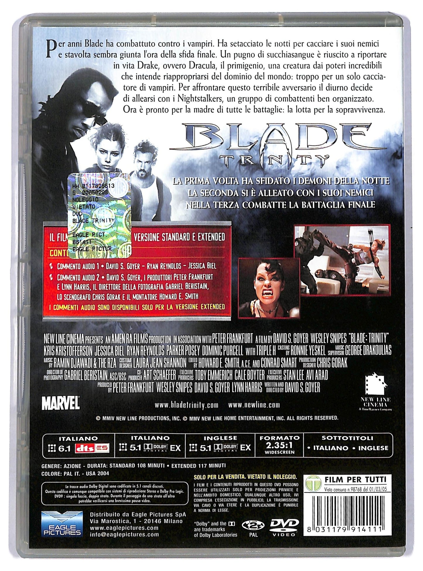 EBOND Blade: Trinity NOLEGGIO DVD DB800123