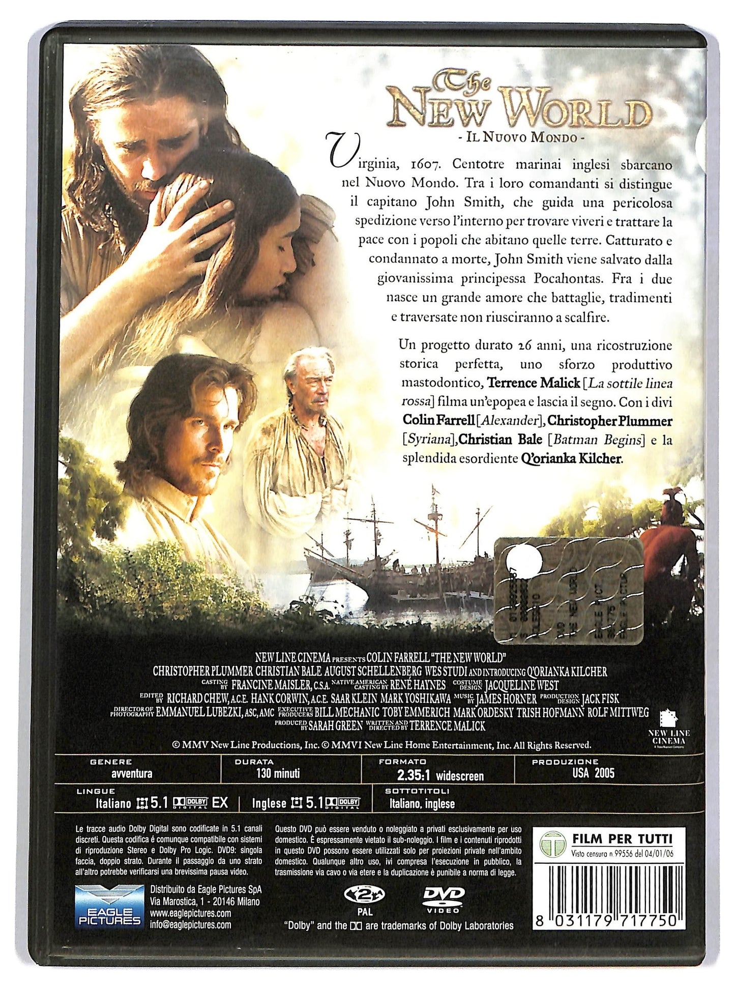 EBOND The New World - Il nuovo mondo NOLEGGIO DVD DB800126