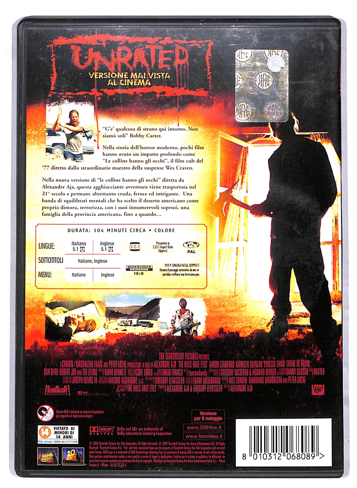 EBOND Le colline hanno gli occhi NOLEGGIO DVD DB800257