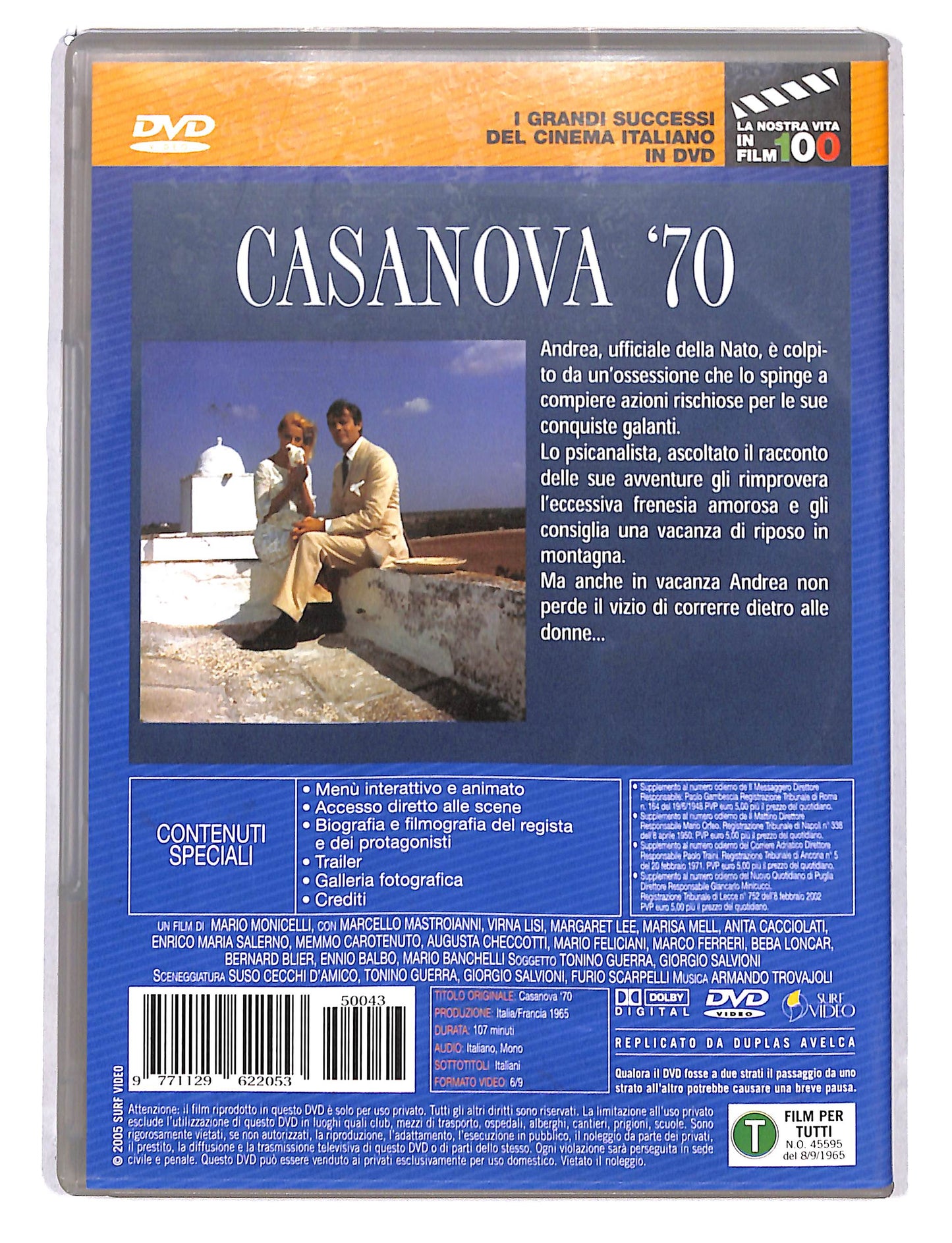 EBOND Casanova '70 Mario Monicelli EDITORIALE DVD DB800413