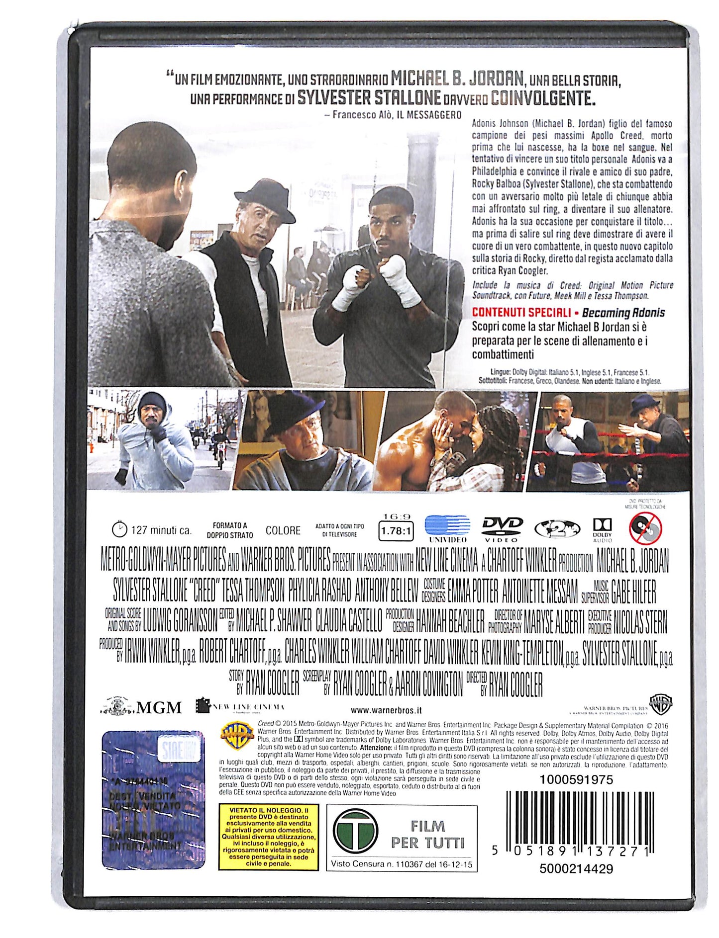 EBOND Creed nato per combattere DVD DB800438