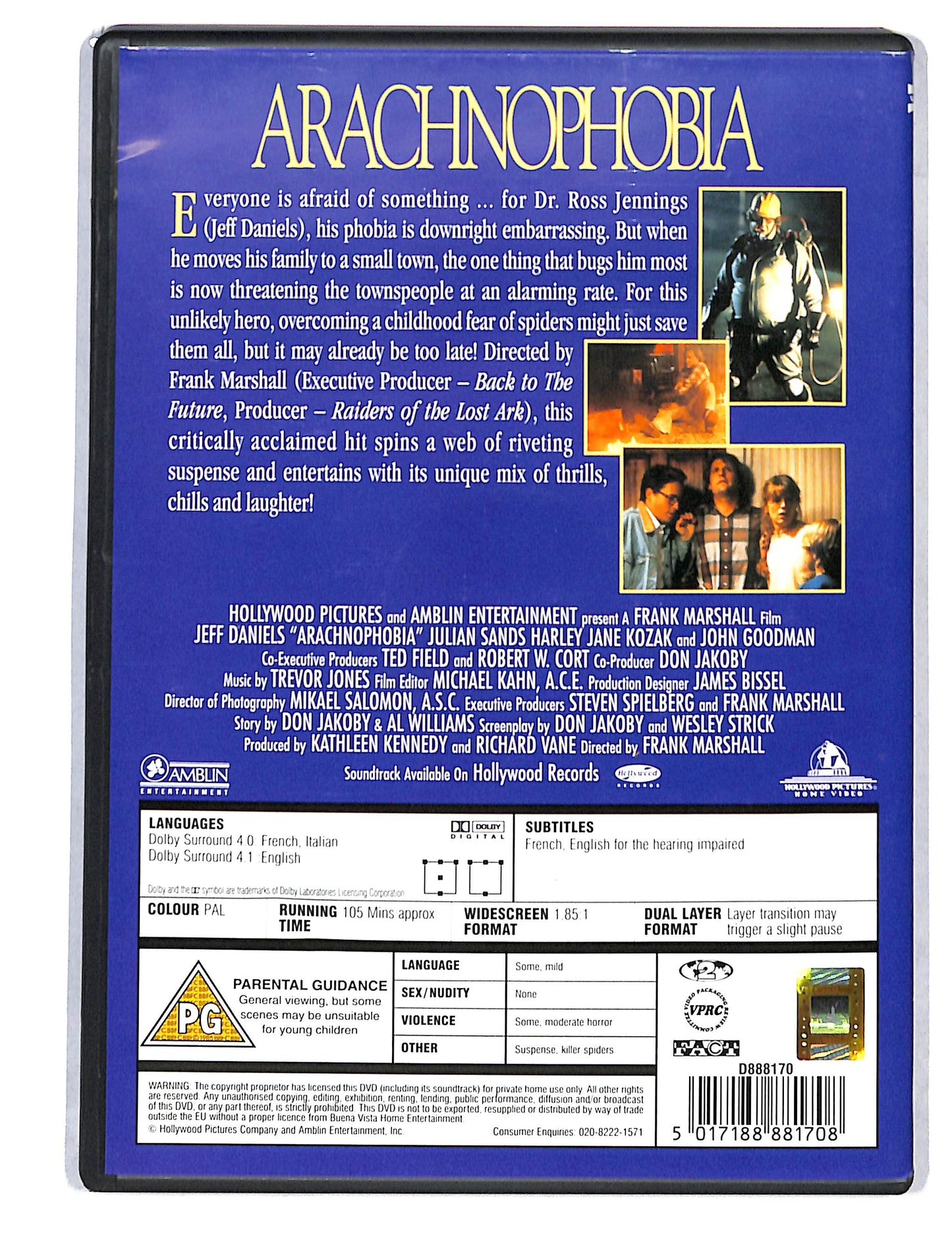 EBOND Arachnophobia DVD DB800447