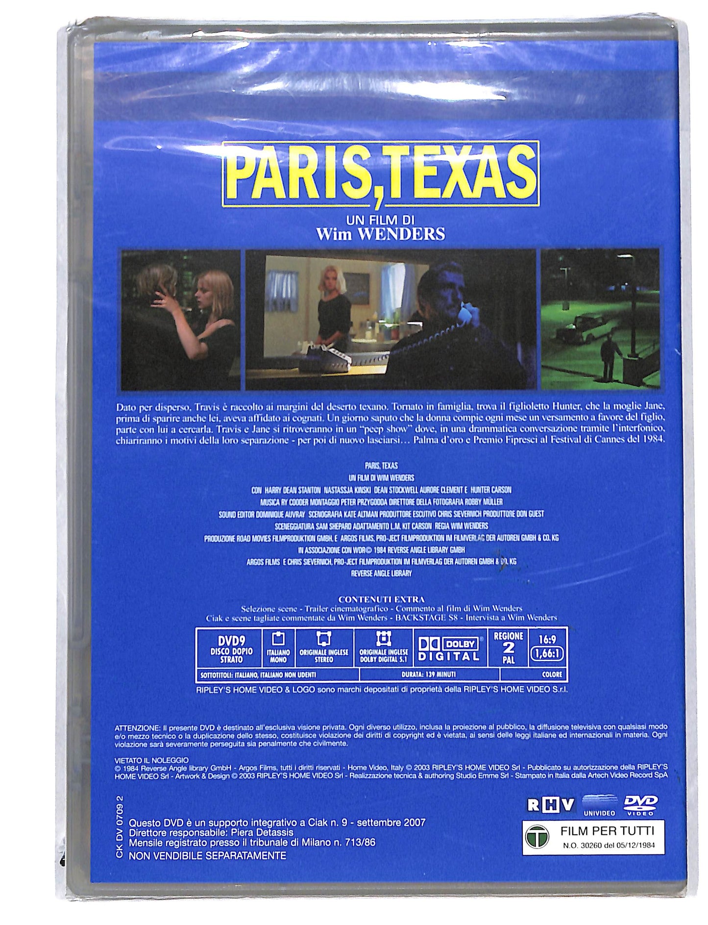 EBOND Paris Texas DVD DB800450
