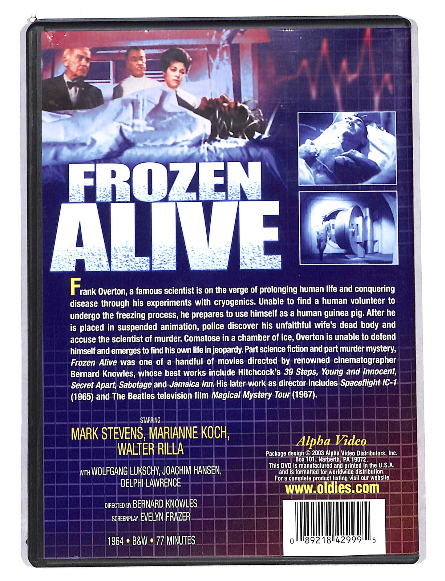 EBOND Frozen Alive DVD DB800455
