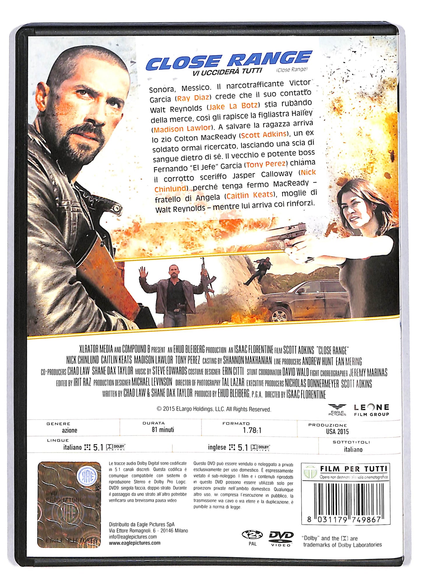 EBOND Close Range - Vi uccidera tutti NOLEGGIO DVD DB800708