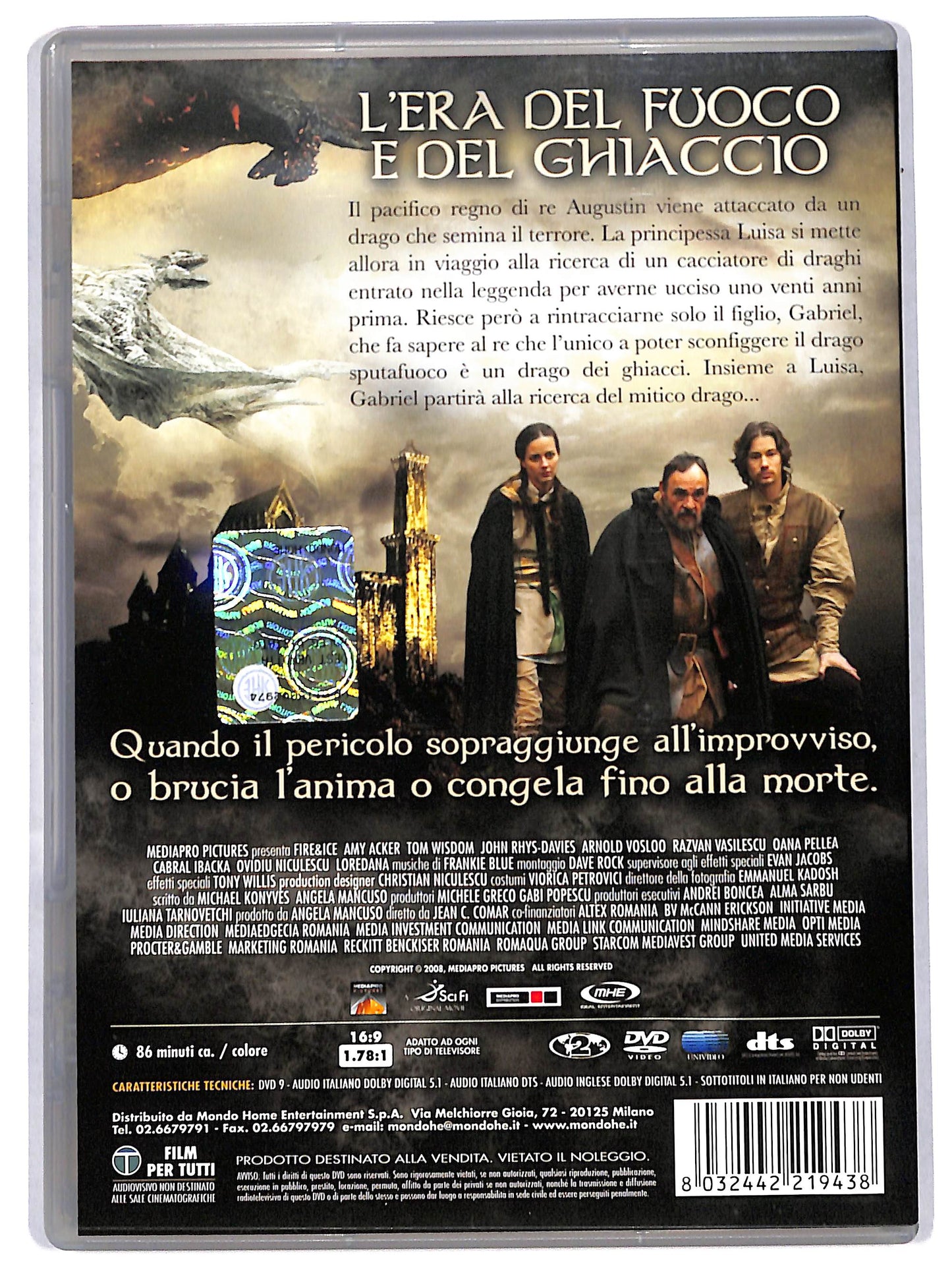 EBOND fire & ice - le cronache del drago NOLEGGIO DVD DB800739